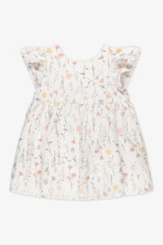 Robe à manches courtes - Bébé fille && BLANC CASSÉ/MULTI
