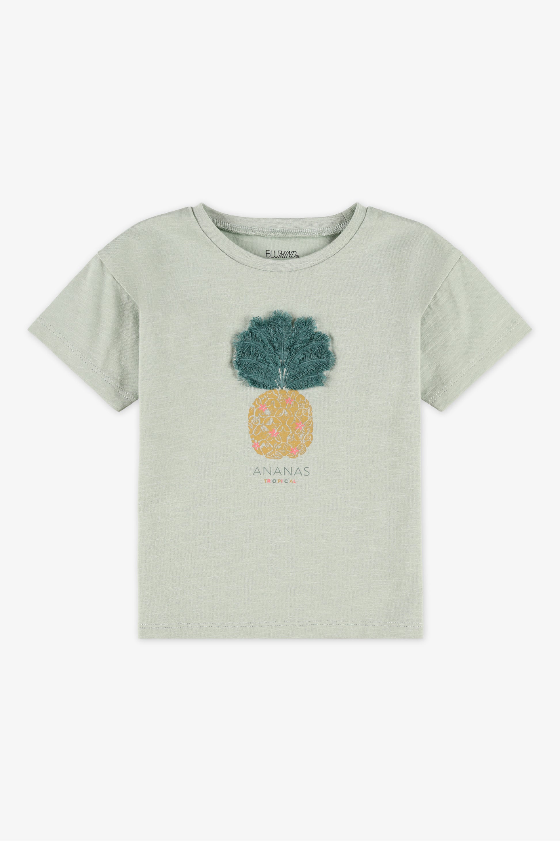 T-shirt à manches courtes imprimé - Bébé fille && VERT