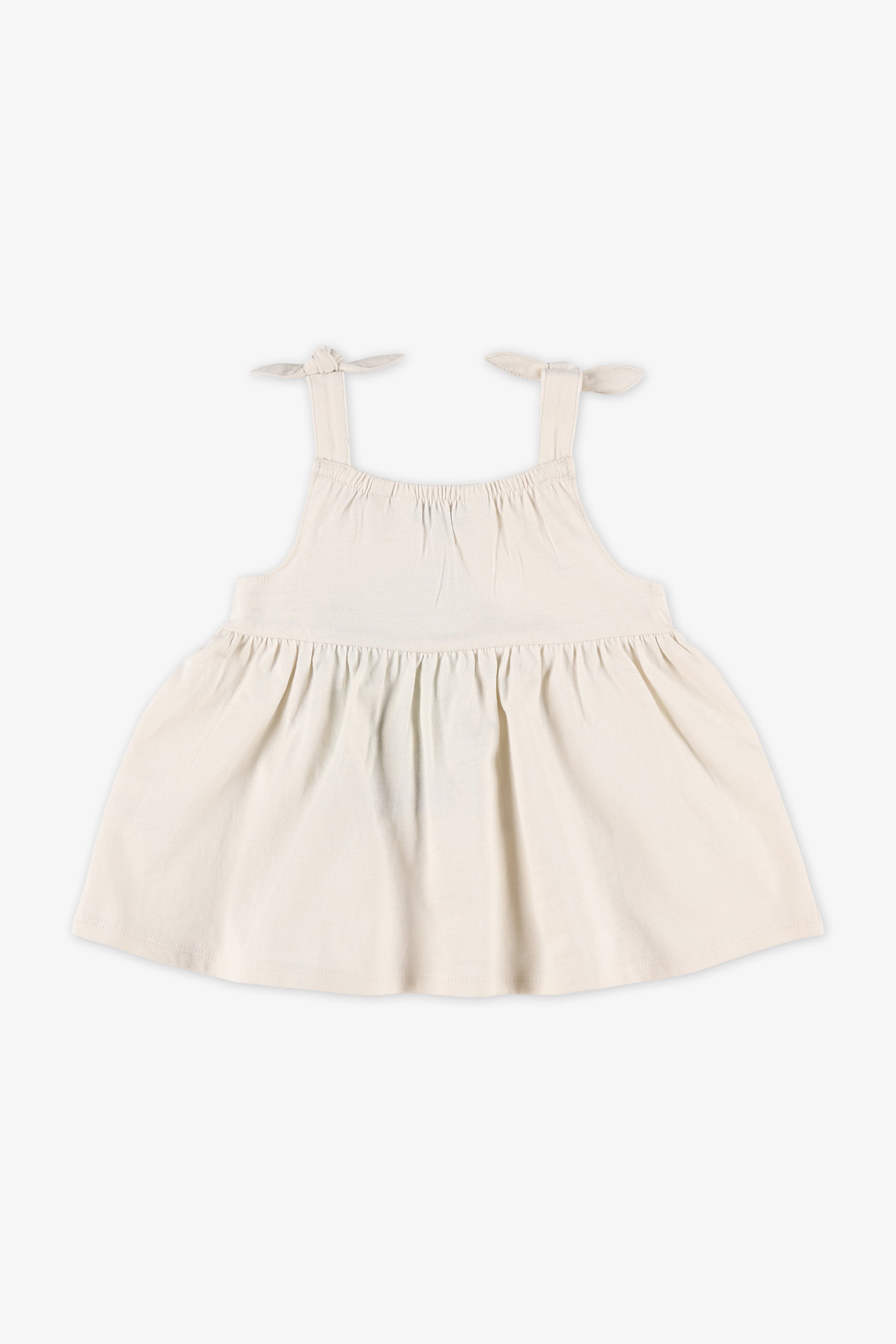 Camisole boucle au-dessus des bretelles - Bébé fille && BEIGE