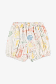 Short ballon élastique - Bébé fille && BEIGE/MULTI