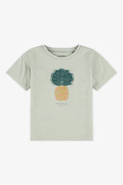 T-shirt à manches courtes imprimé - Bébé fille && VERT