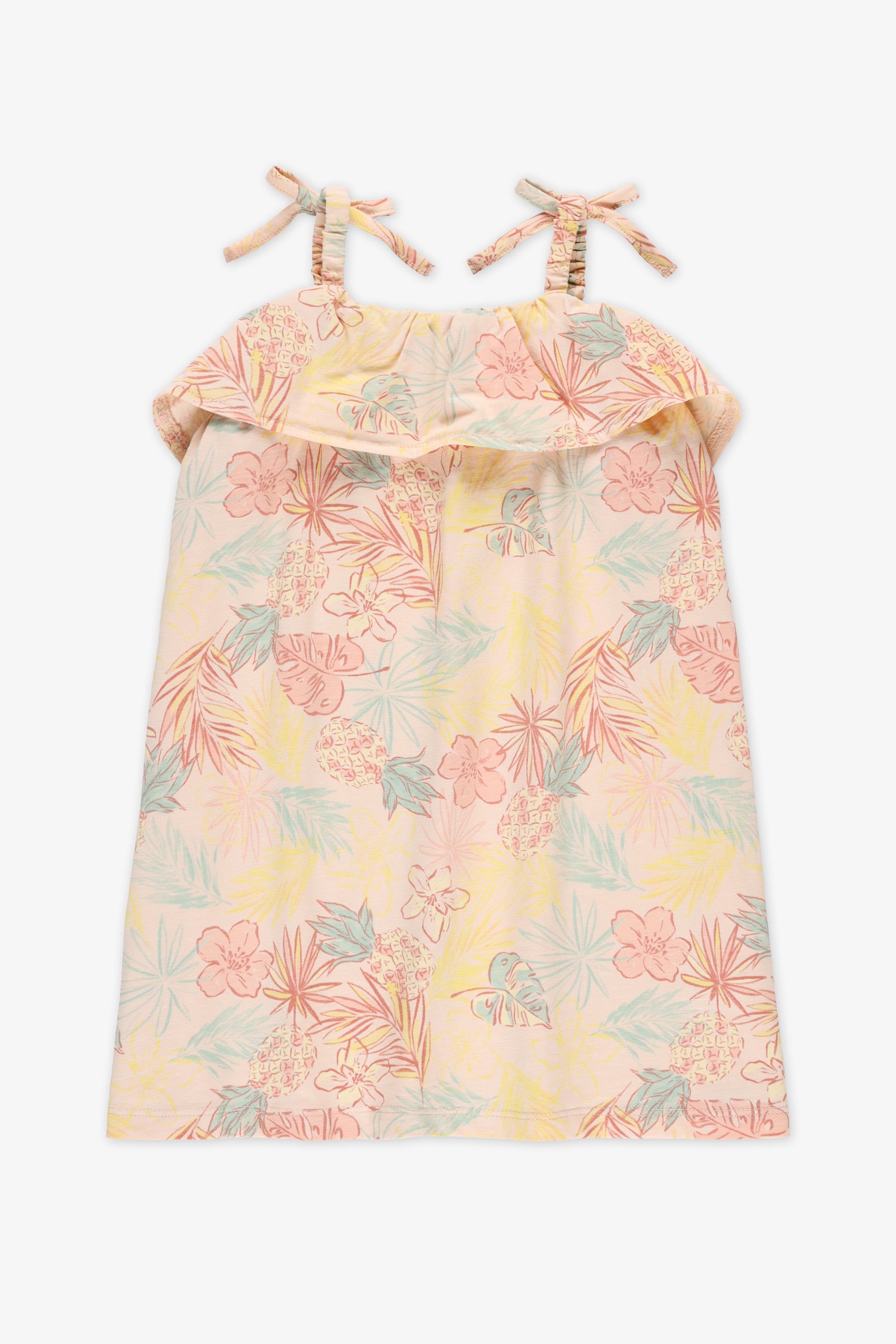 Robe à bretelles froncées - Bébé fille && FARD A JOUES