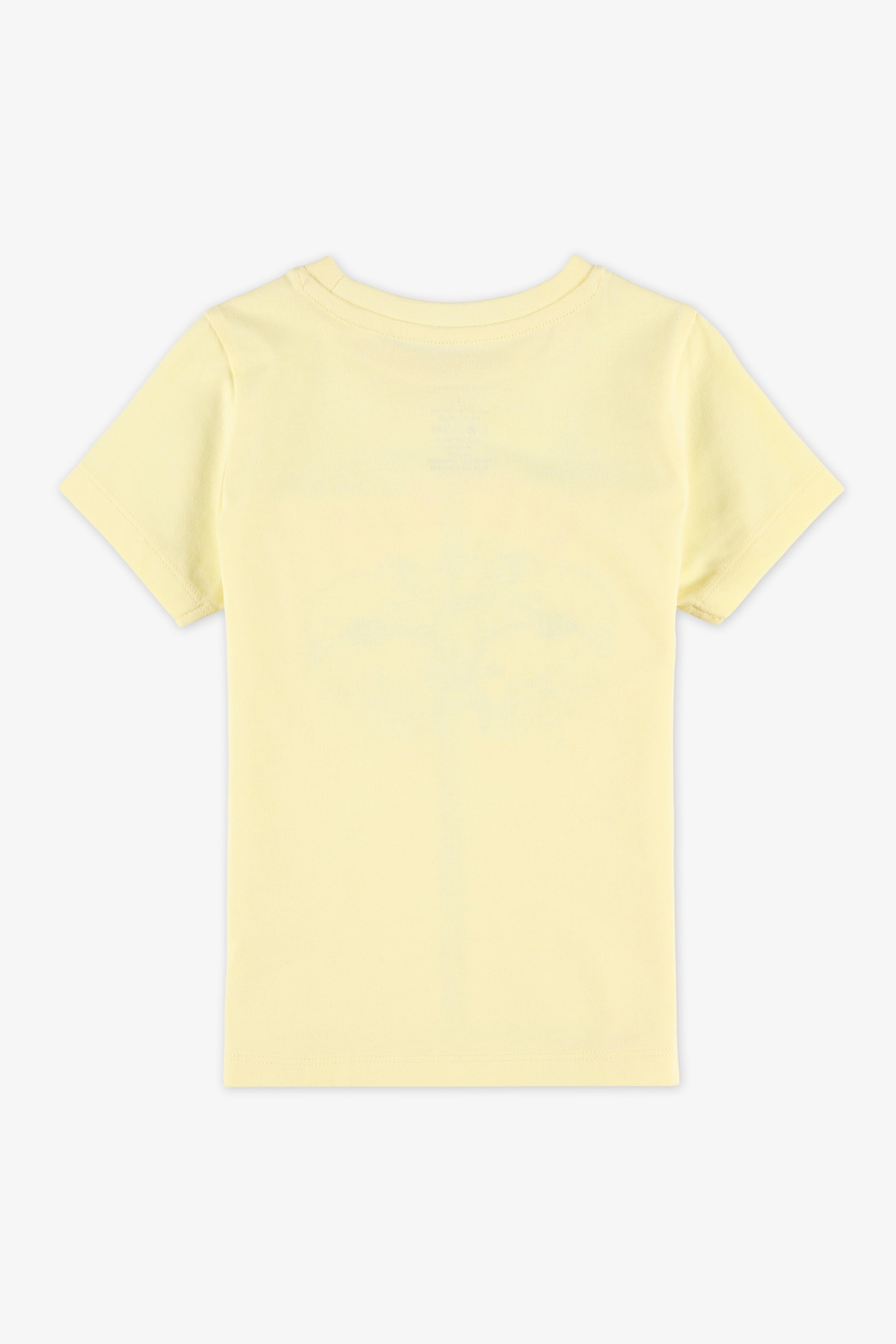 T-shirt graphique 2/20$ - Enfant fille && JAUNE