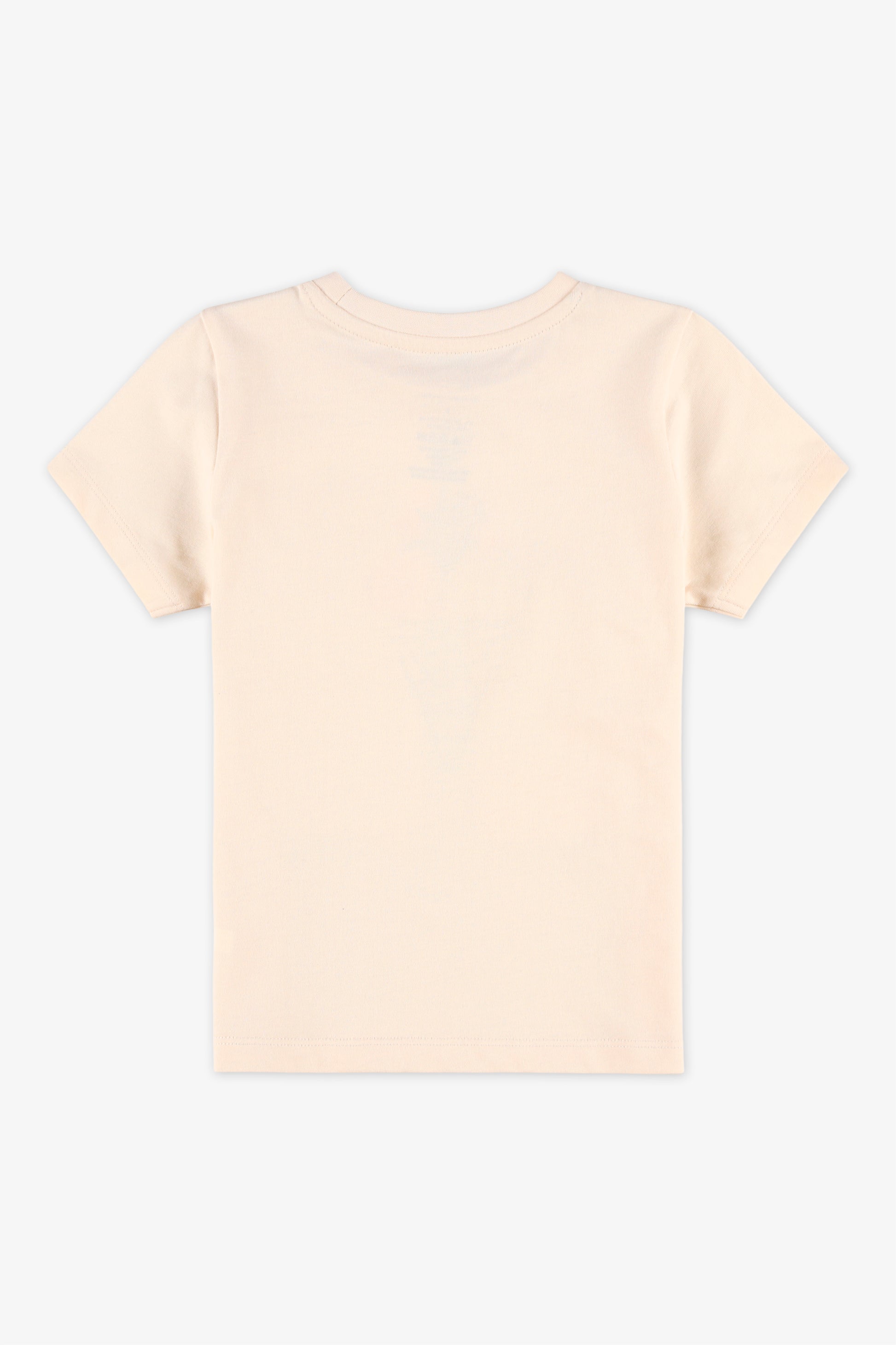 T-shirt graphique 2/20$ - Enfant fille && BEIGE