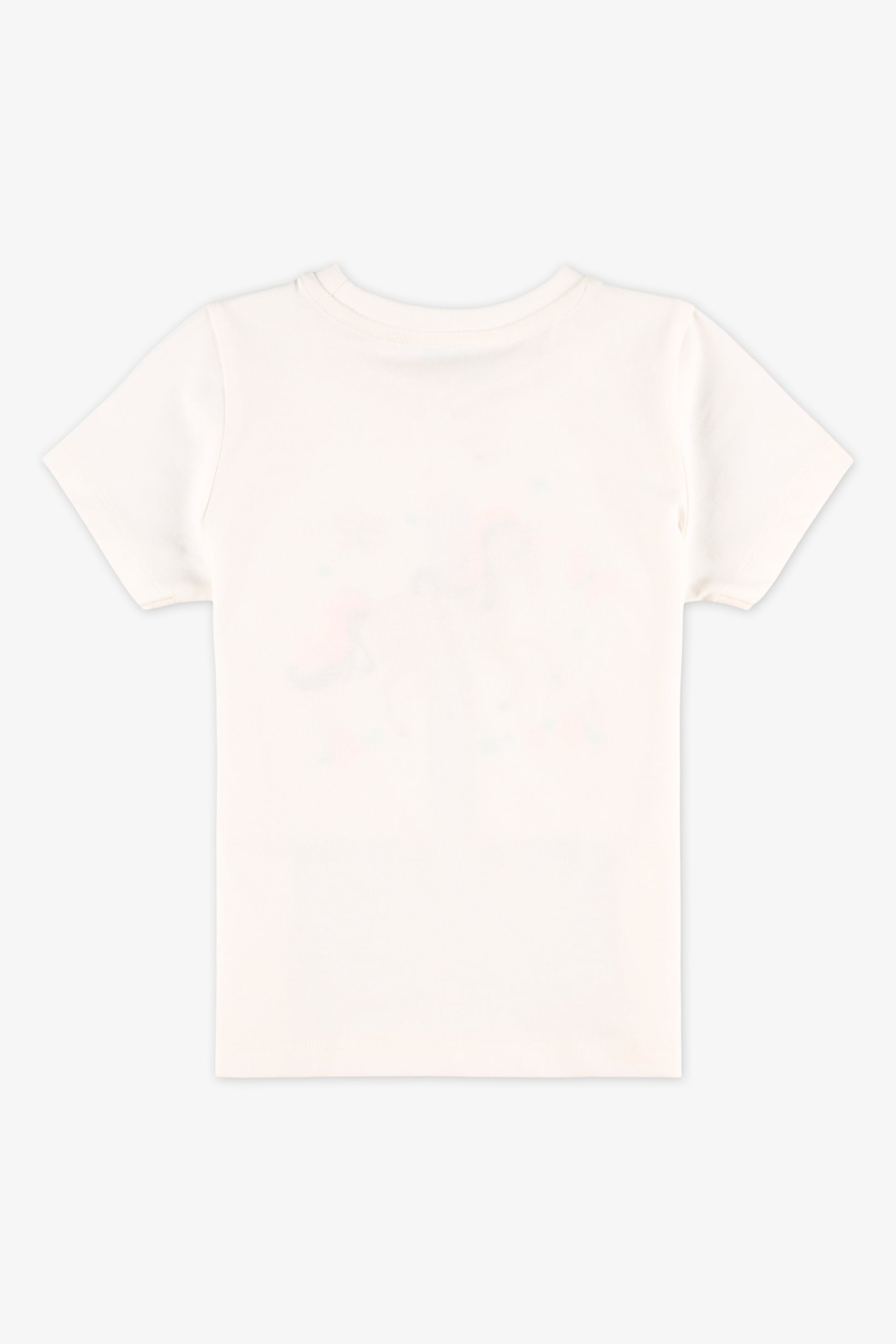 T-shirt graphique 2/20$ - Enfant fille && BLANC CASSÉ