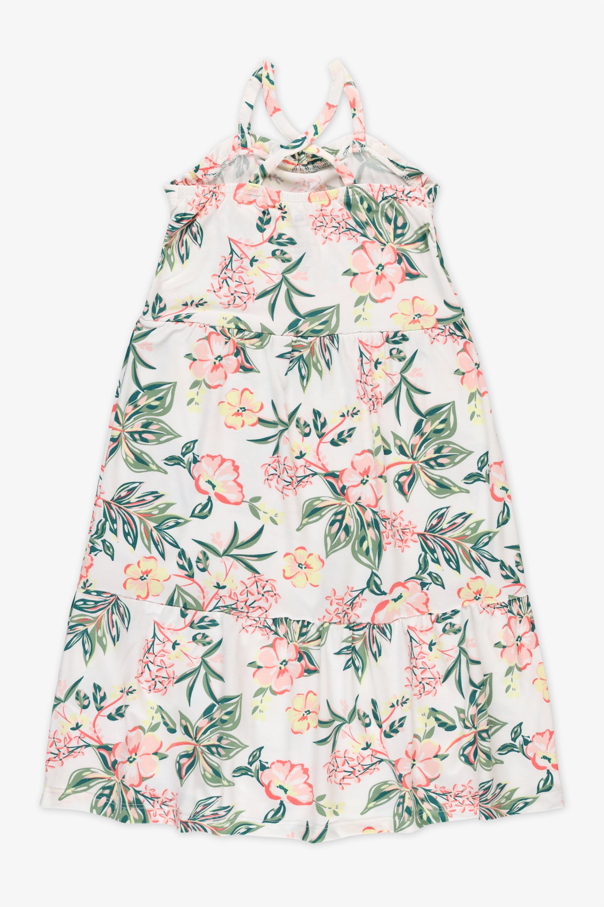 Robe imprimée en stretch - Enfant fille && BLANC CASSÉ/MULTI