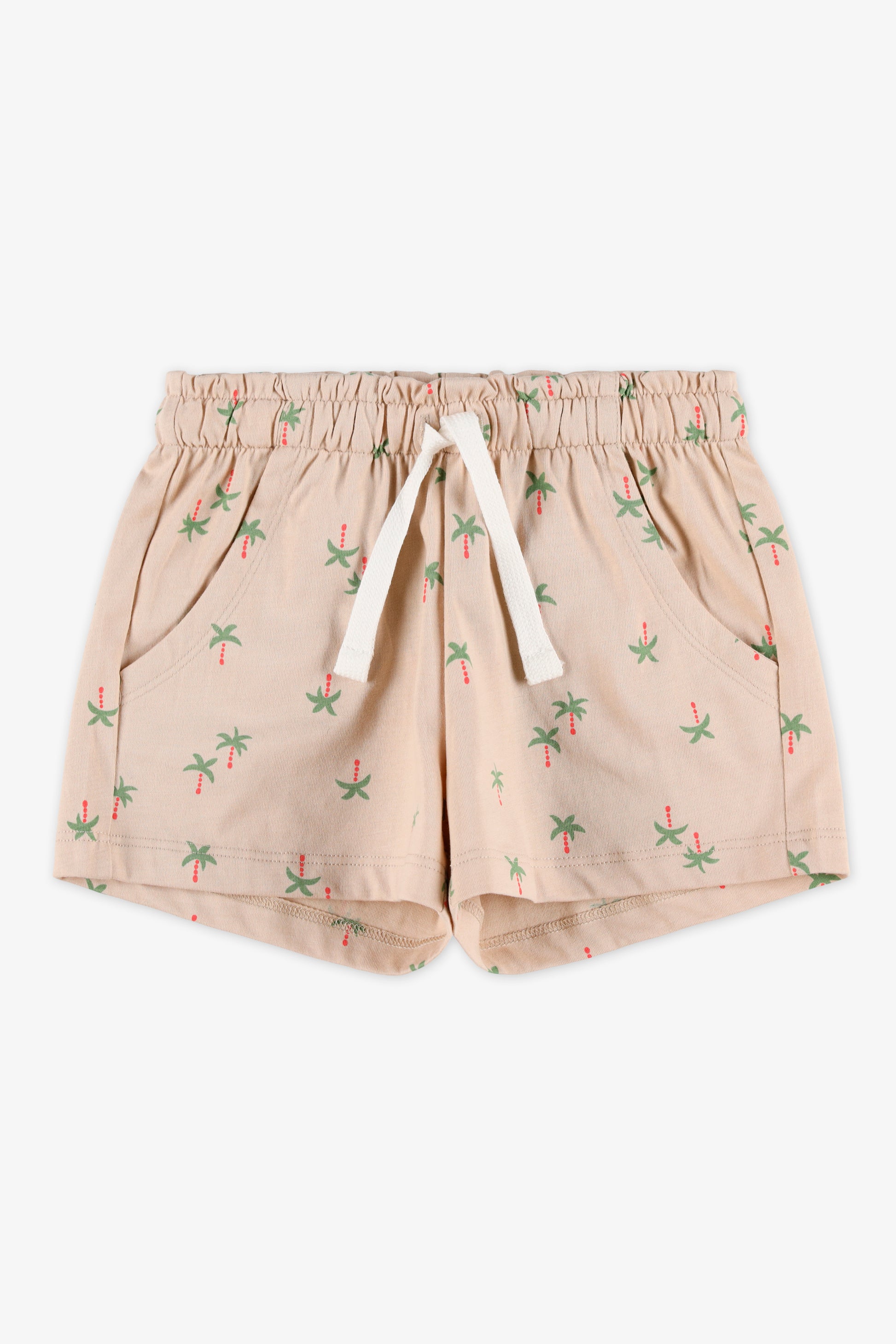 Short imprimé 2/20$ - Enfant fille && TAUPE MULTI