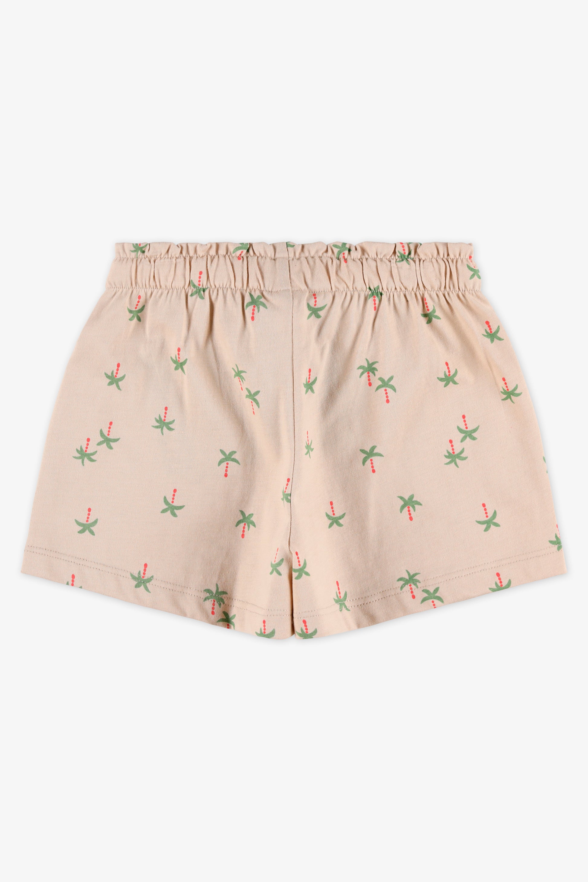 Short imprimé 2/20$ - Enfant fille && TAUPE MULTI