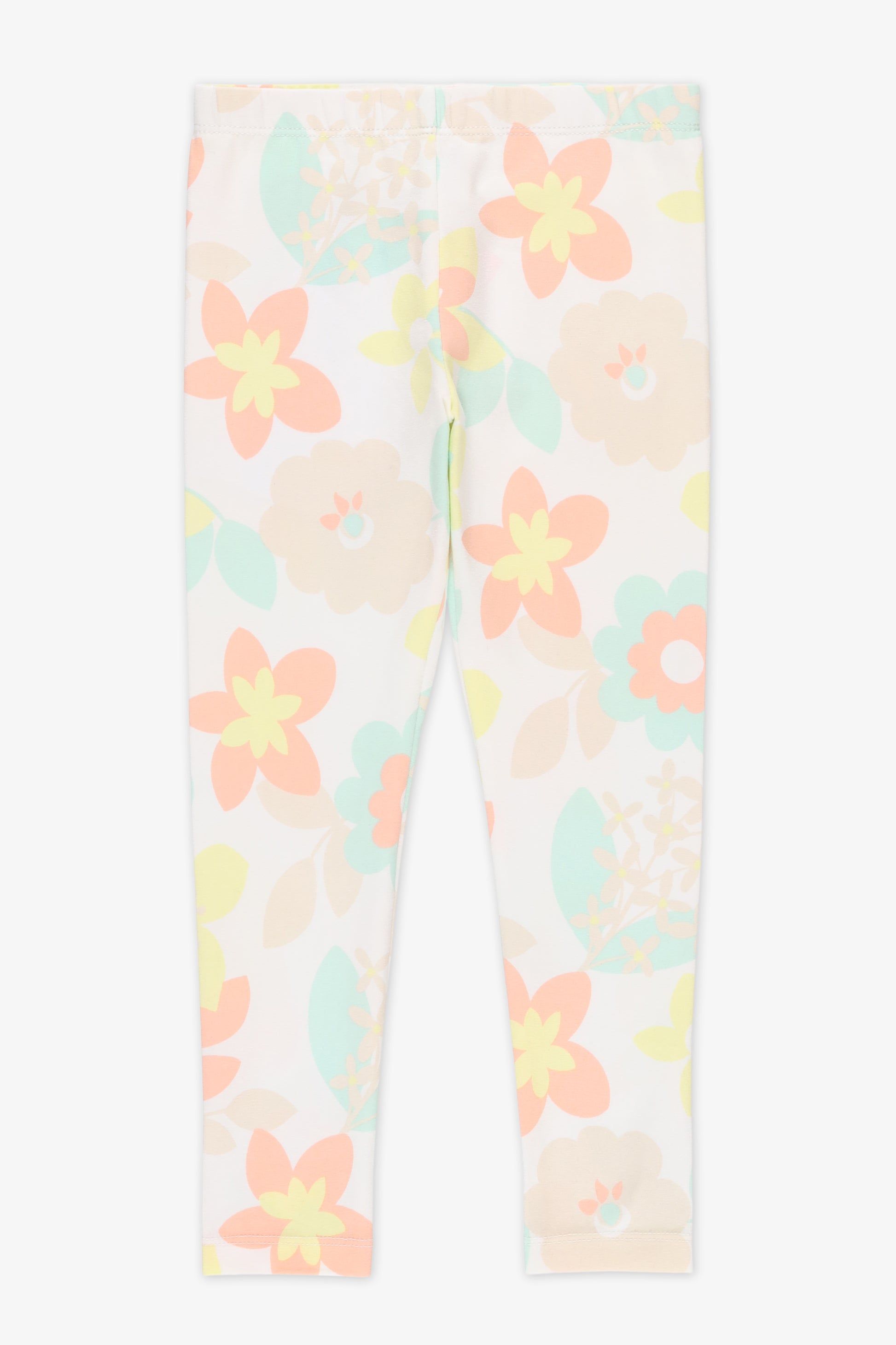 Legging imprimé 2/20$ - Enfant fille && BLANC CASSÉ/MULTI