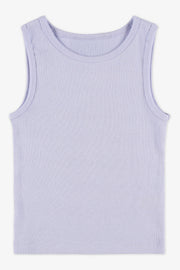 Camisole unie en coton - Enfant fille && LAVANDE