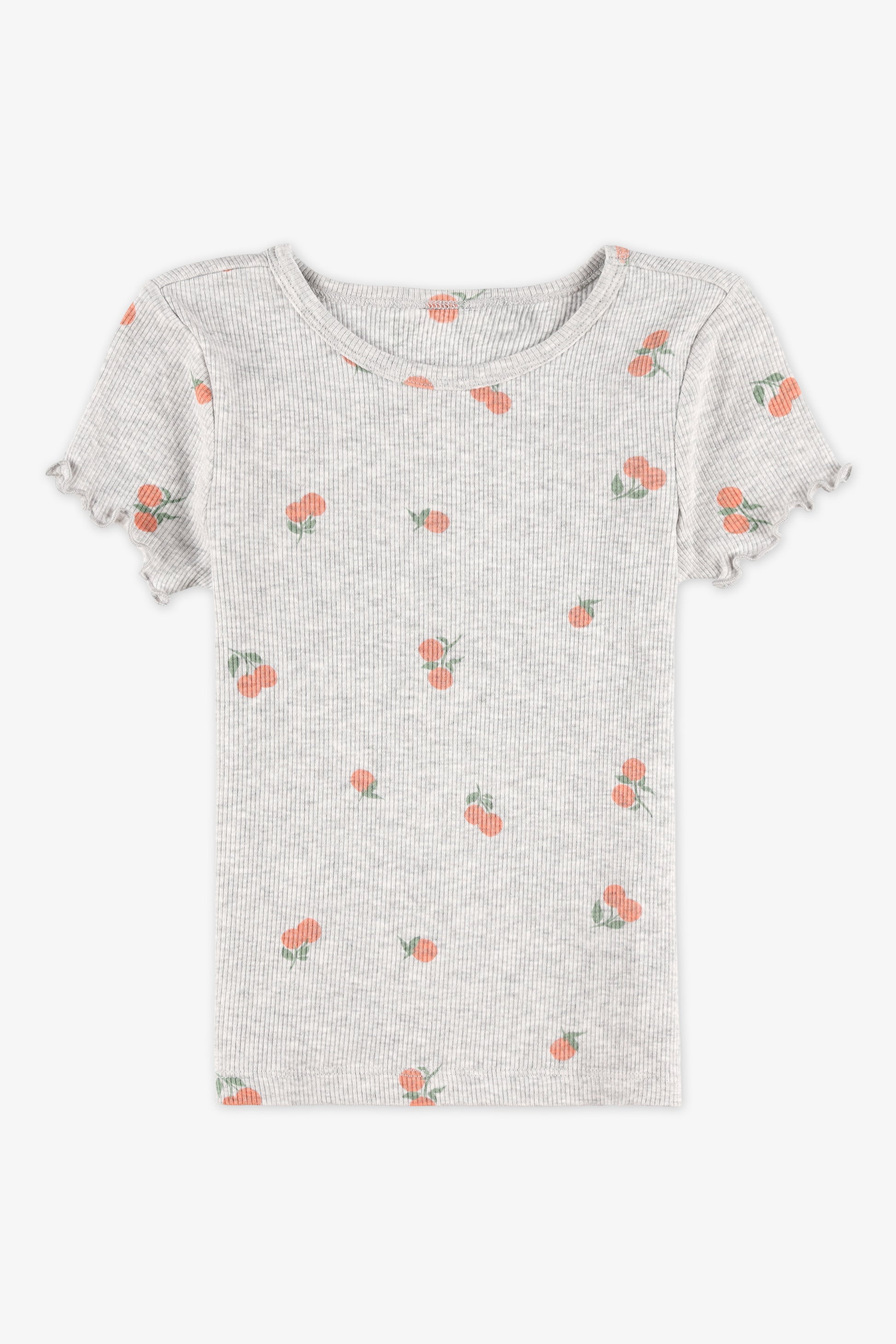 Chandail en stretch uni - Enfant fille && GRIS MIXTE