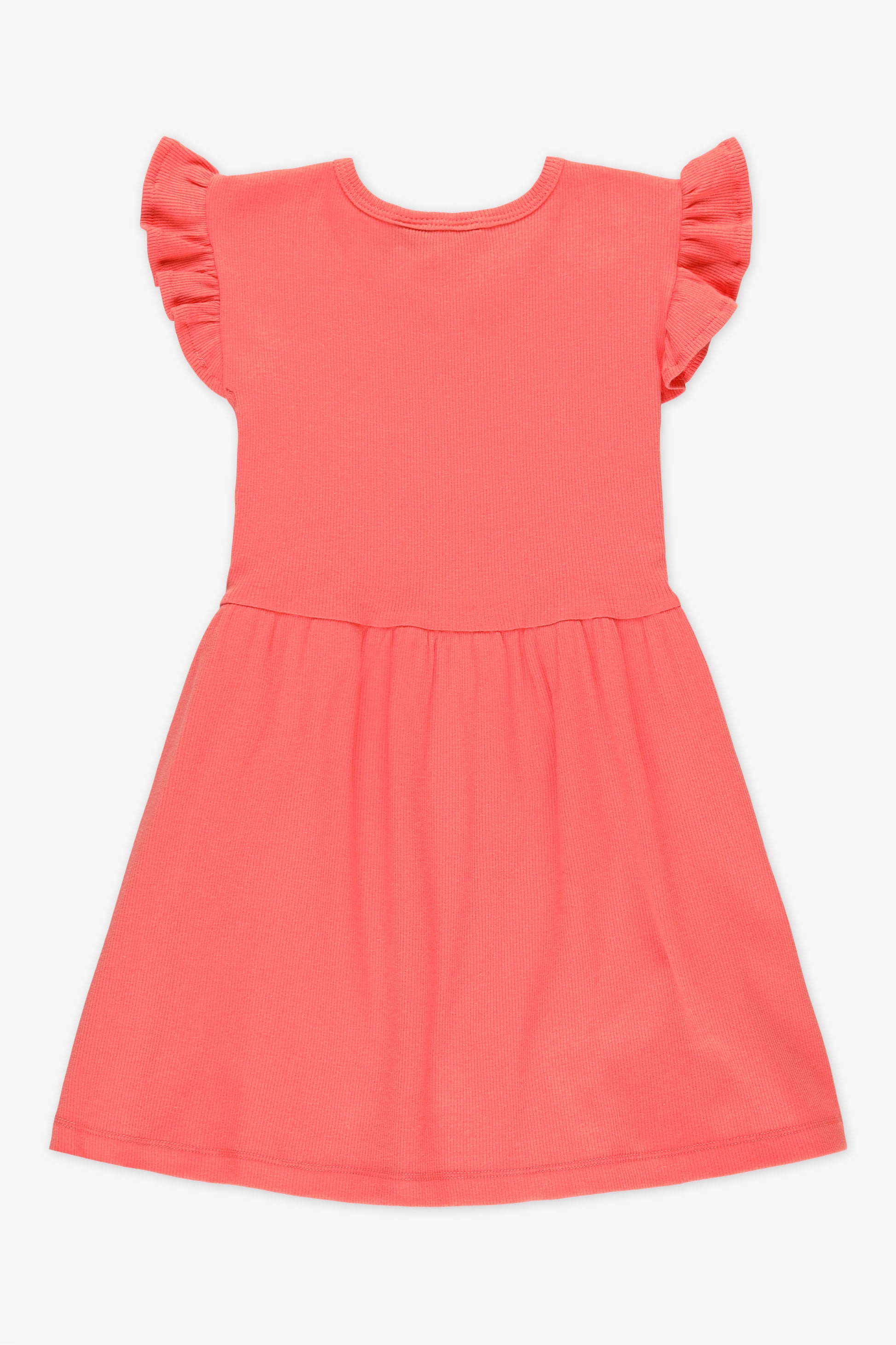 Robe à volants - Enfant fille && CORAIL
