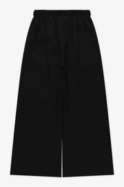 Pantalon à jambes larges - Enfant fille && NOIR