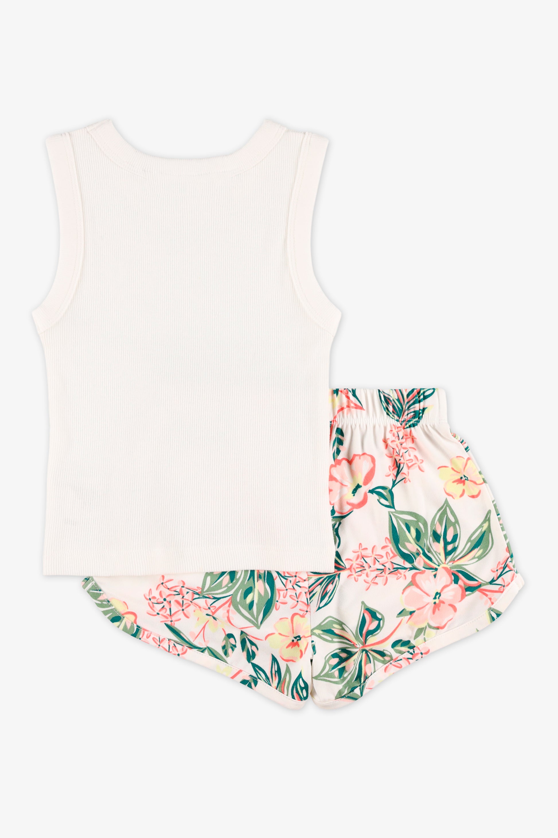 Ensemble 2 pièces en stretch - Enfant fille && BLANC CASSÉ