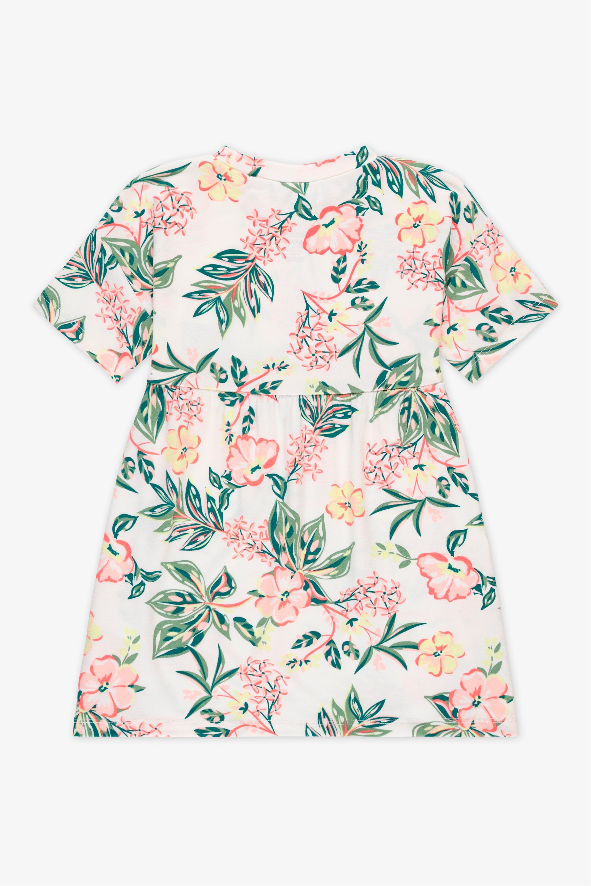 Robe à motifs imprimés - Enfant fille && BLANC CASSÉ/MULTI