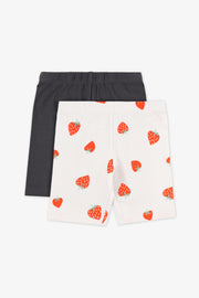 Pack de 2 cuissards - Enfant fille && BLANC MULTI