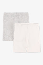 Pack de 2 cuissards uni - Enfant fille && BLANC