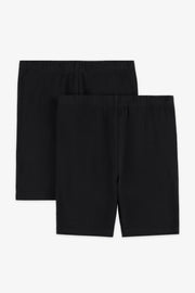 Pack de 2 cuissards uni - Enfant fille && NOIR