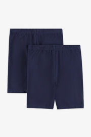 Pack de 2 cuissards uni - Enfant fille && MARIN
