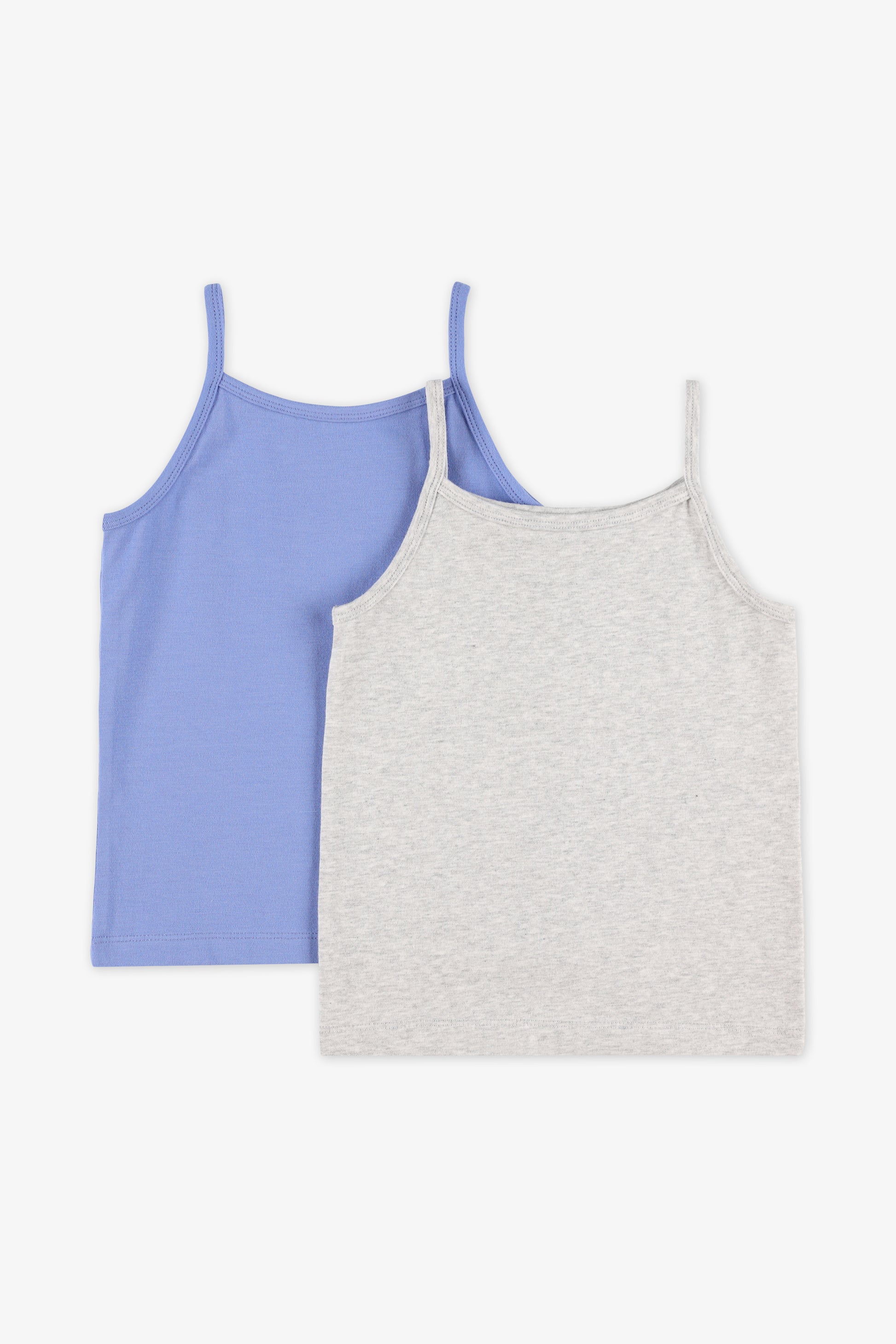 Camisole unie à bretelles - Enfant fille && BLEU