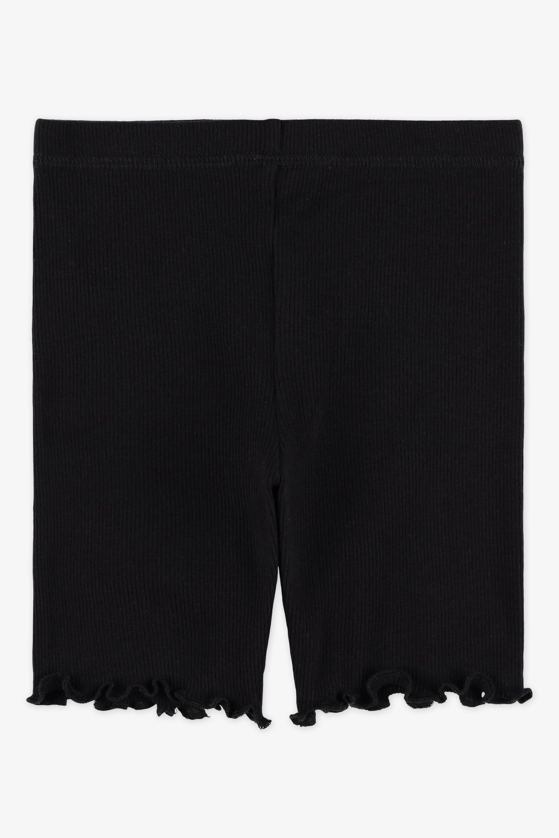 Cuissard uni en stretch - Enfant fille && NOIR