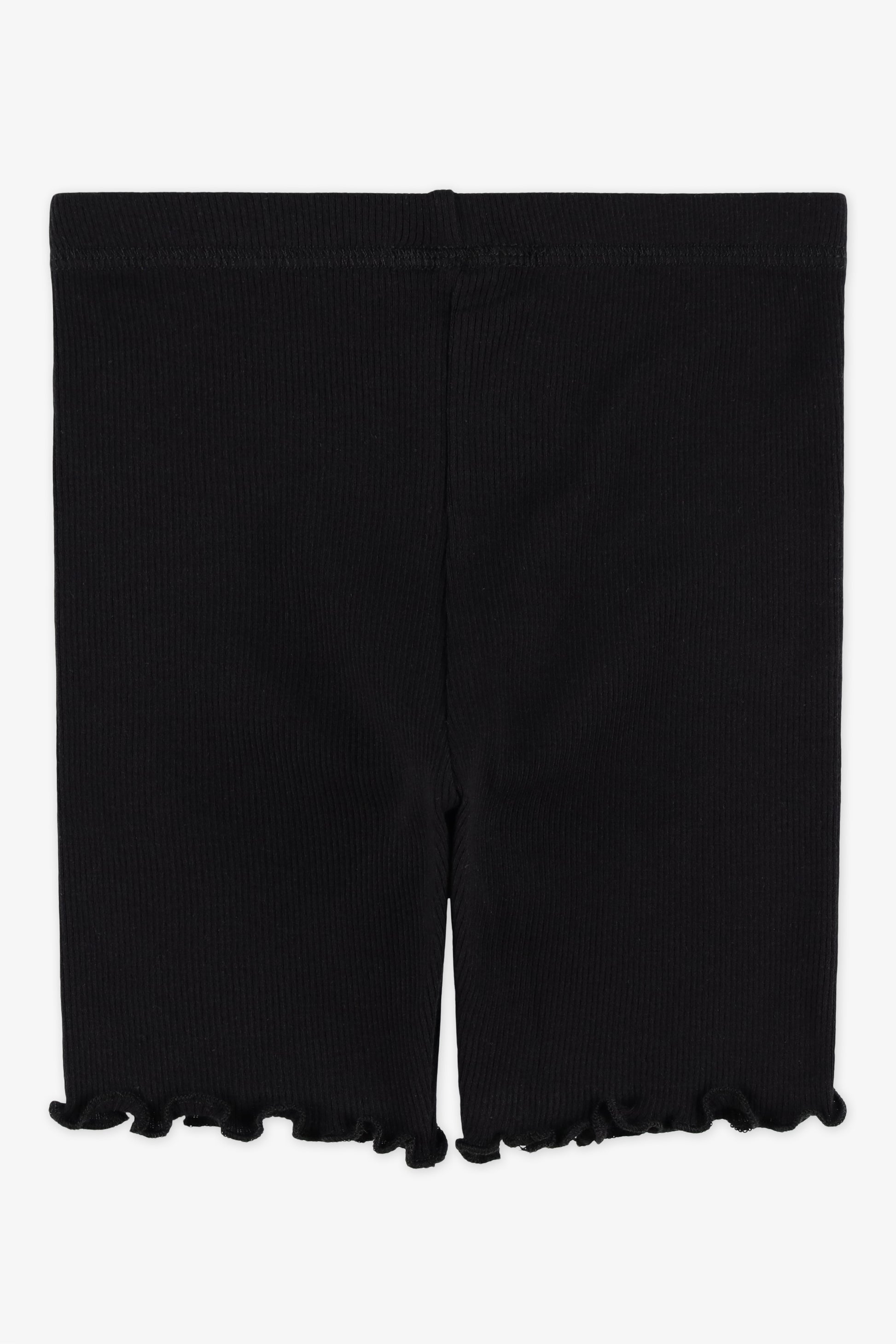Cuissard uni en stretch - Enfant fille && NOIR