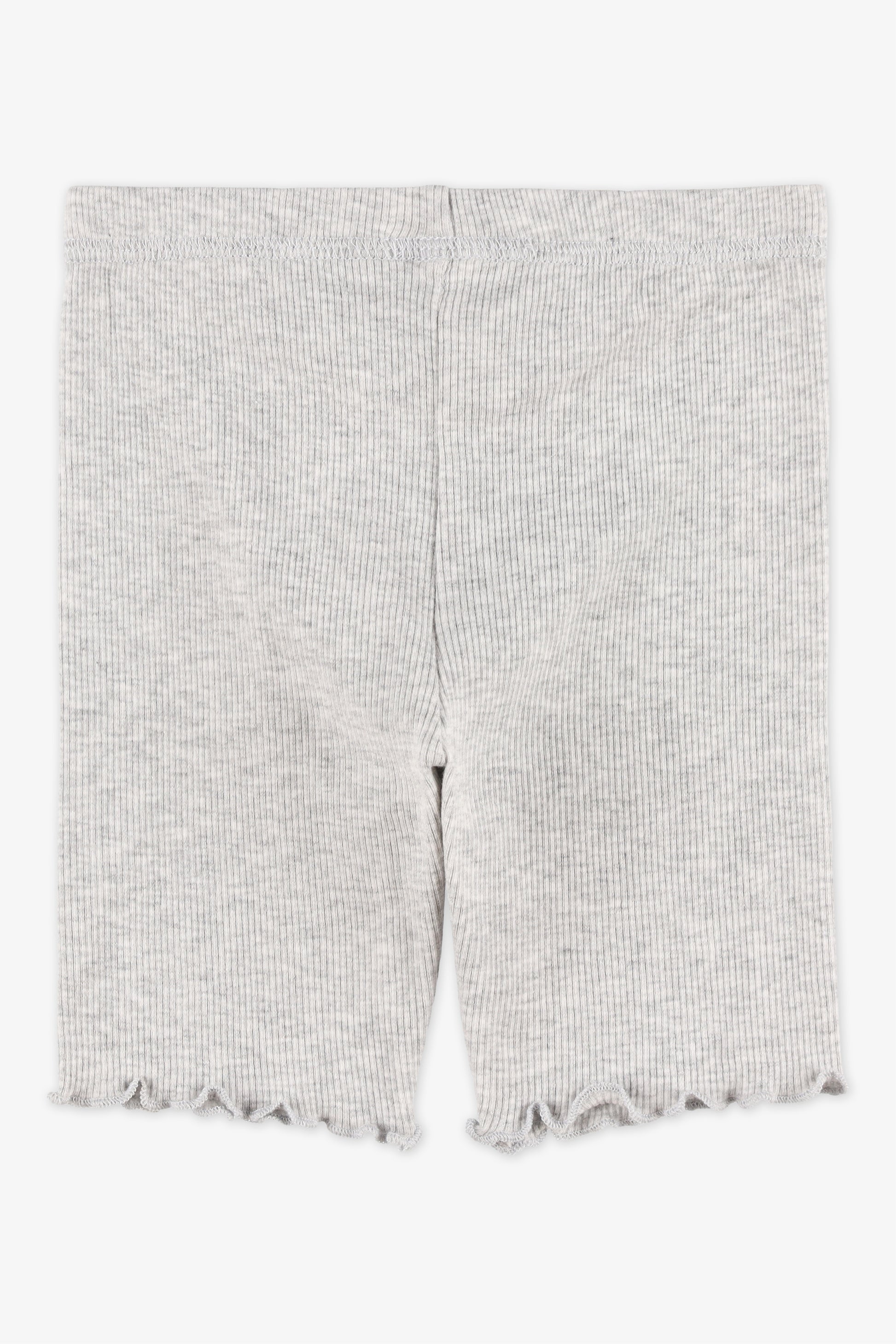 Cuissard uni en stretch - Enfant fille && GRIS MIXTE