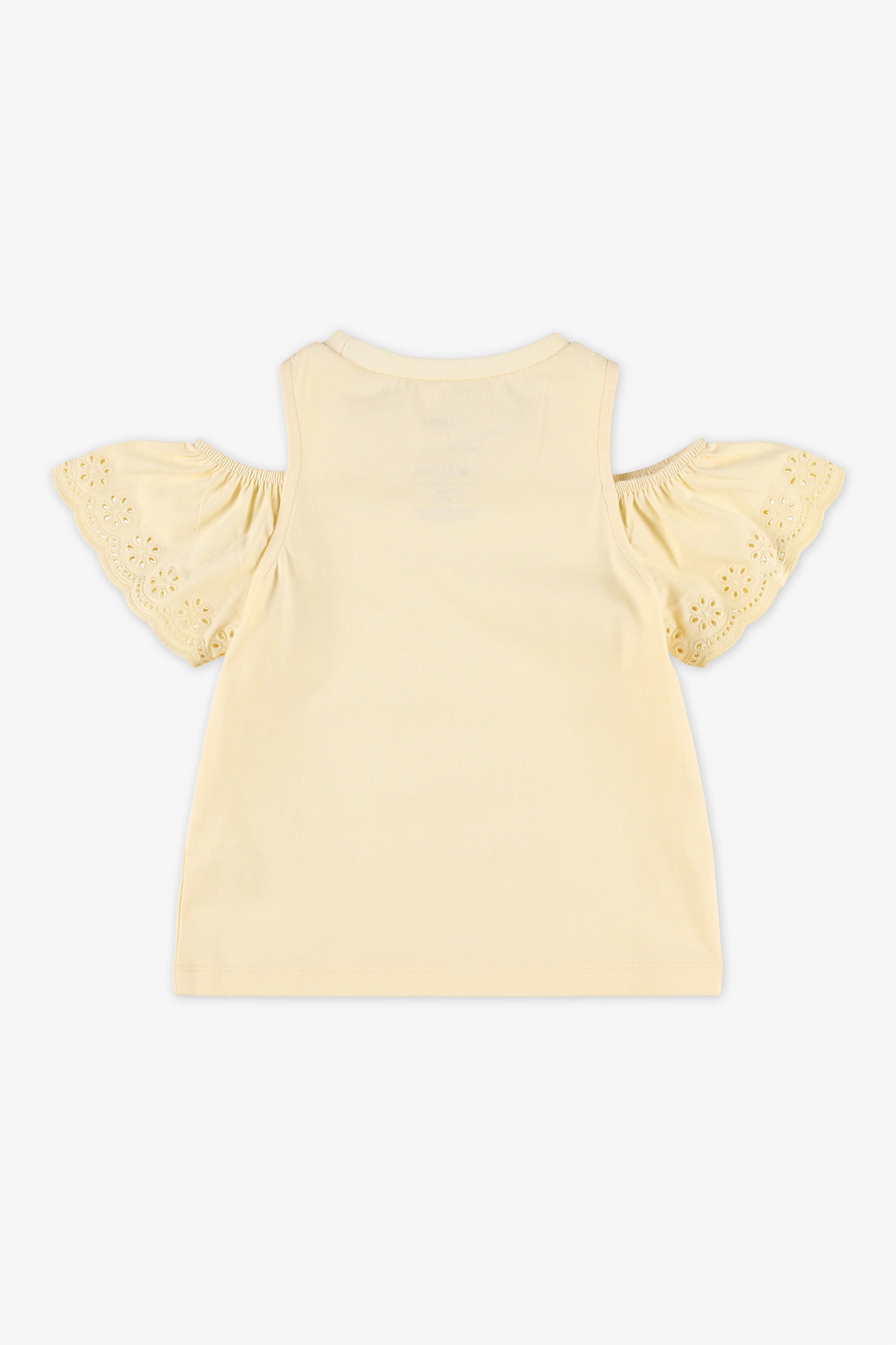 Chandail à manches courtes - Enfant fille && JAUNE