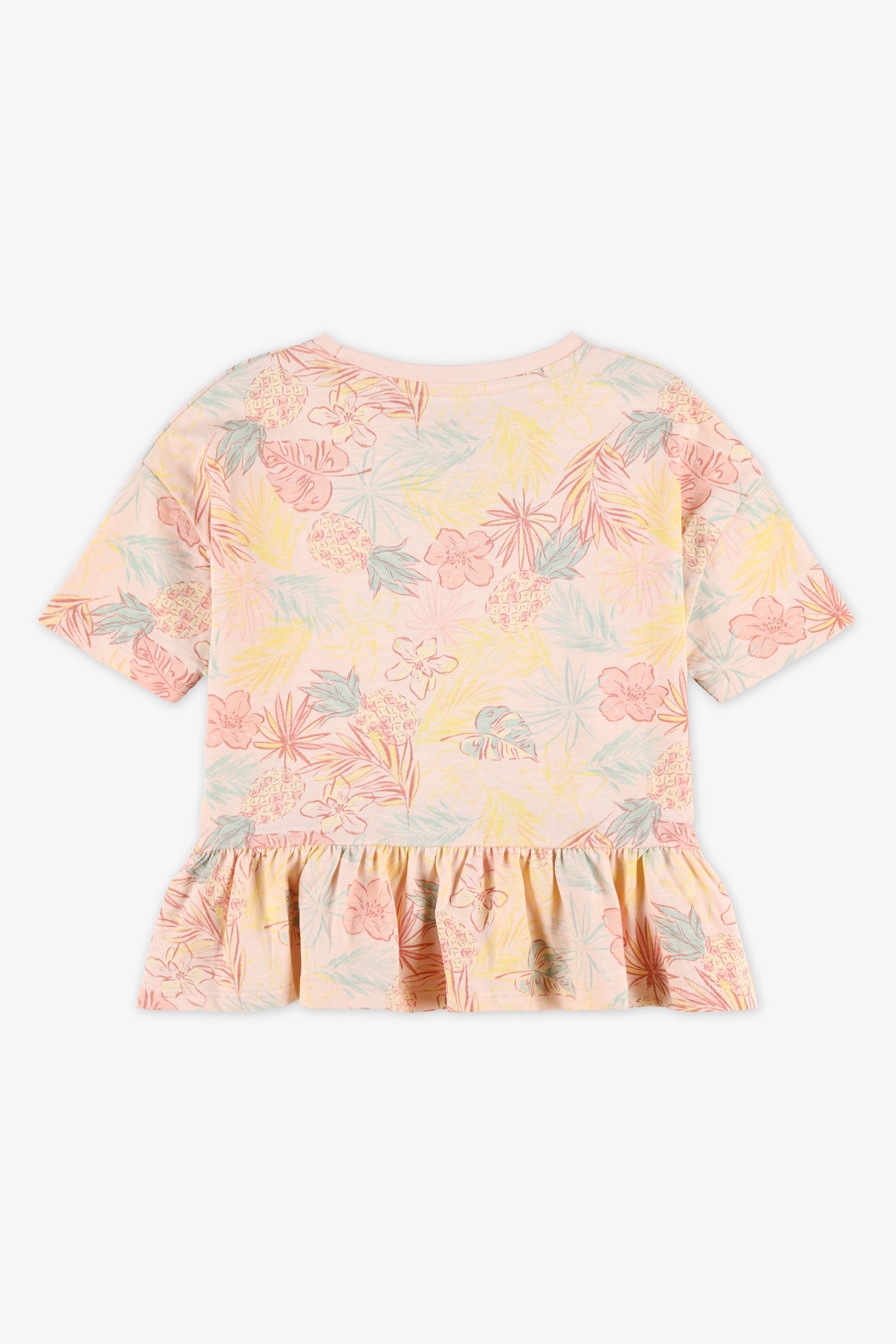 T-shirt en slub jersey - Enfant fille && PECHE