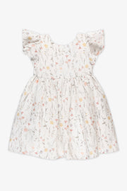 Robe à volants imprimée - Enfant fille && BLANC CASSÉ/MULTI