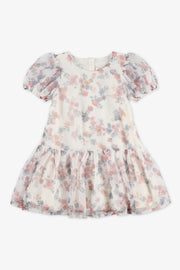 Robe à volants en tulle - Enfant fille && BLANC CASSÉ/MULTI