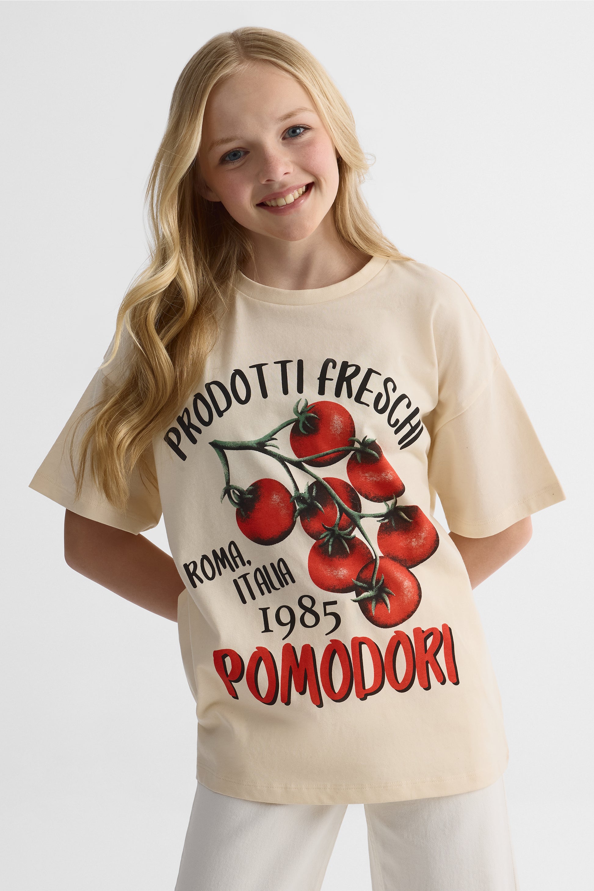 T-shirt graphique 2/25$ - Ado fille && BEIGE