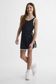 Robe à motifs en stretch - Ado fille && NOIR/MULTI