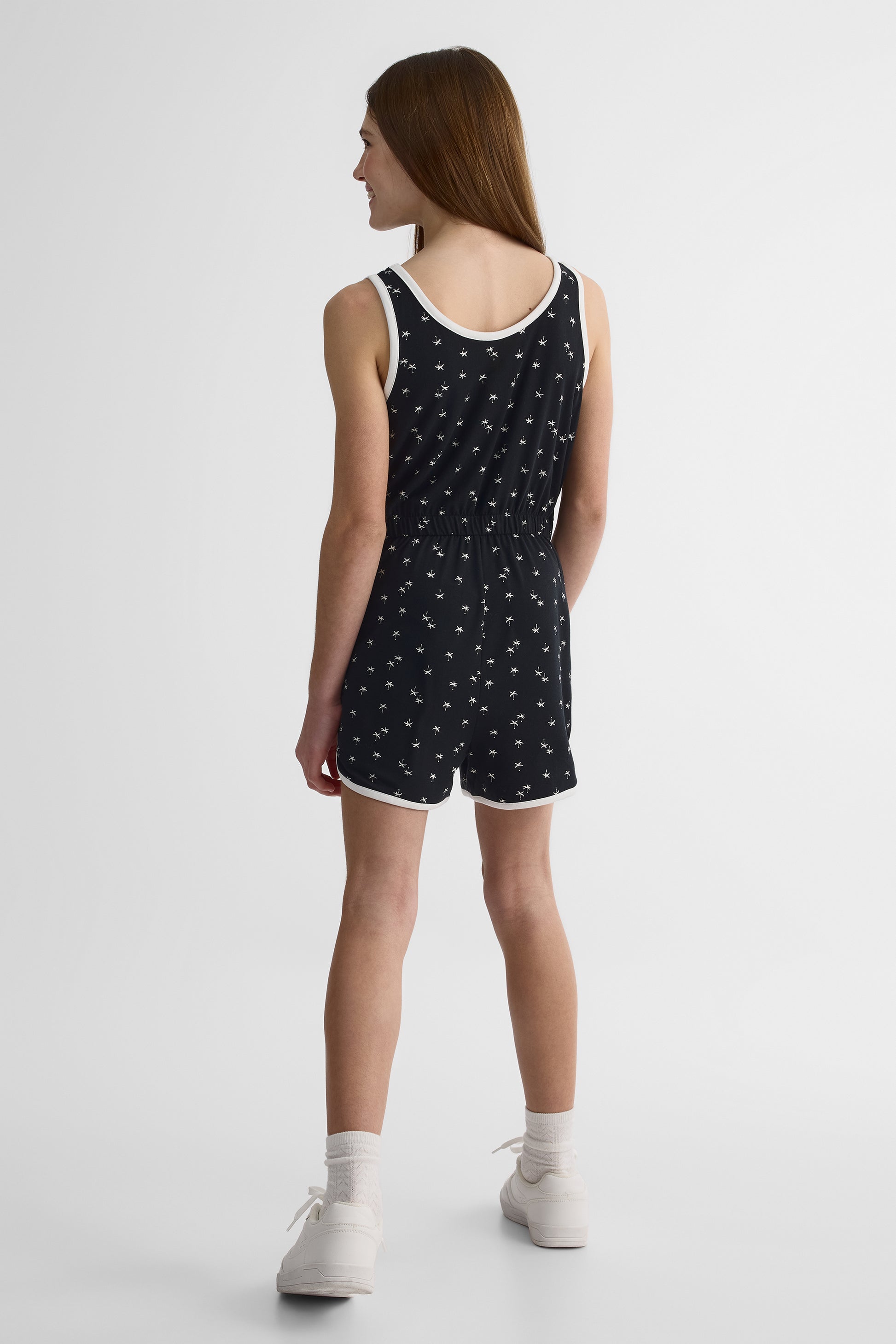 Robe à motifs en stretch - Ado fille && NOIR/MULTI