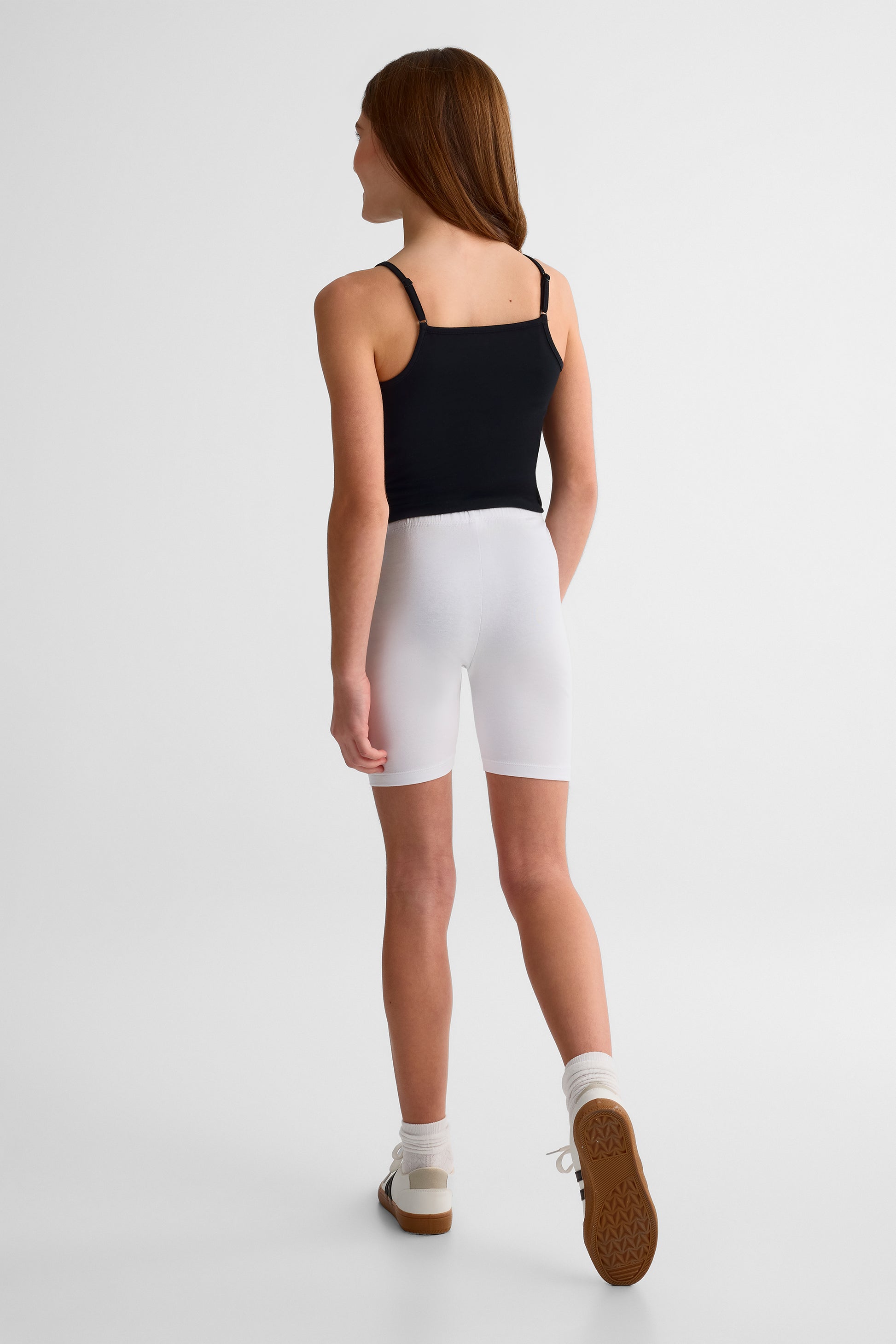 Legging-short en stretch - Ado fille && BLANC