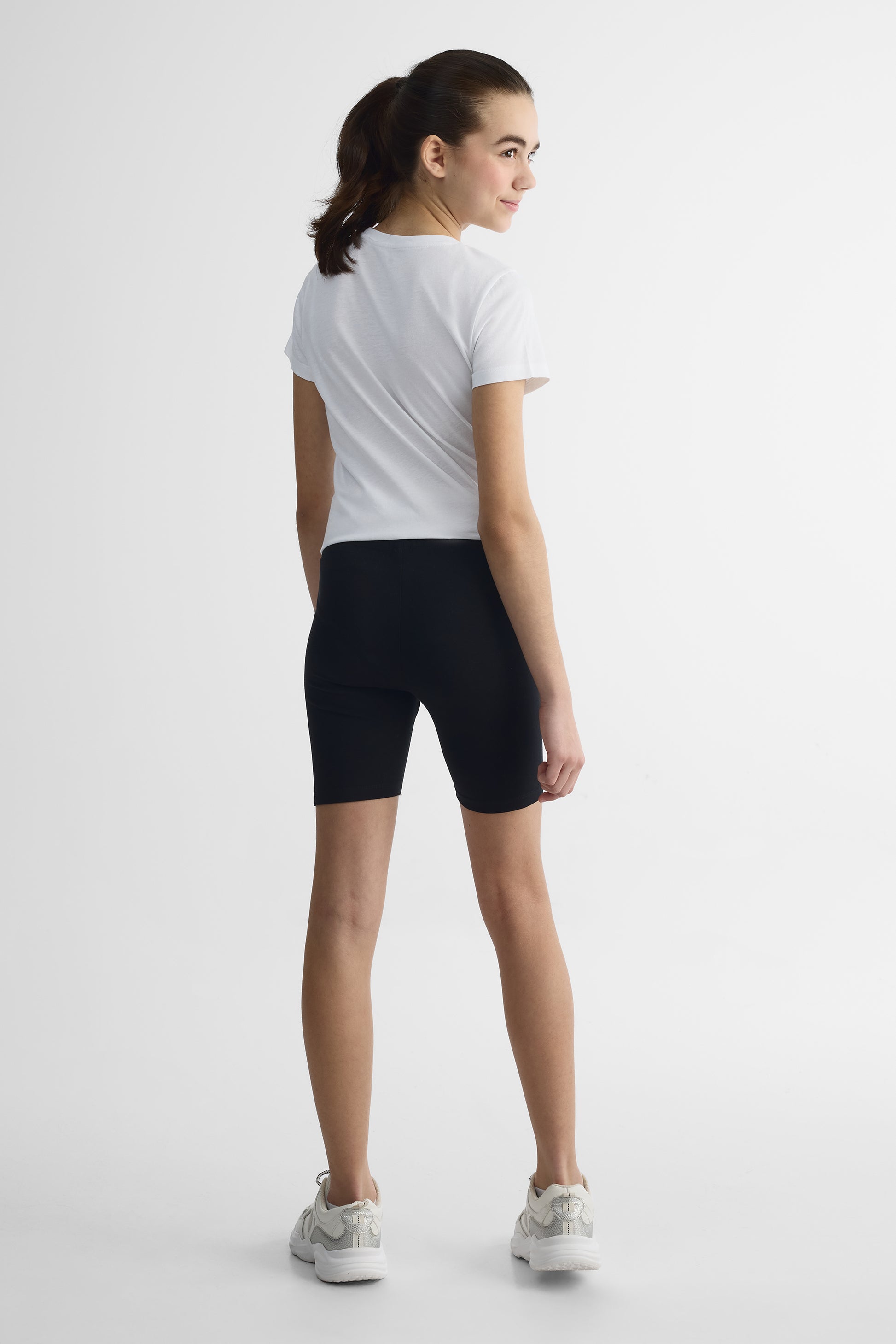 Legging-short en stretch - Ado fille && NOIR