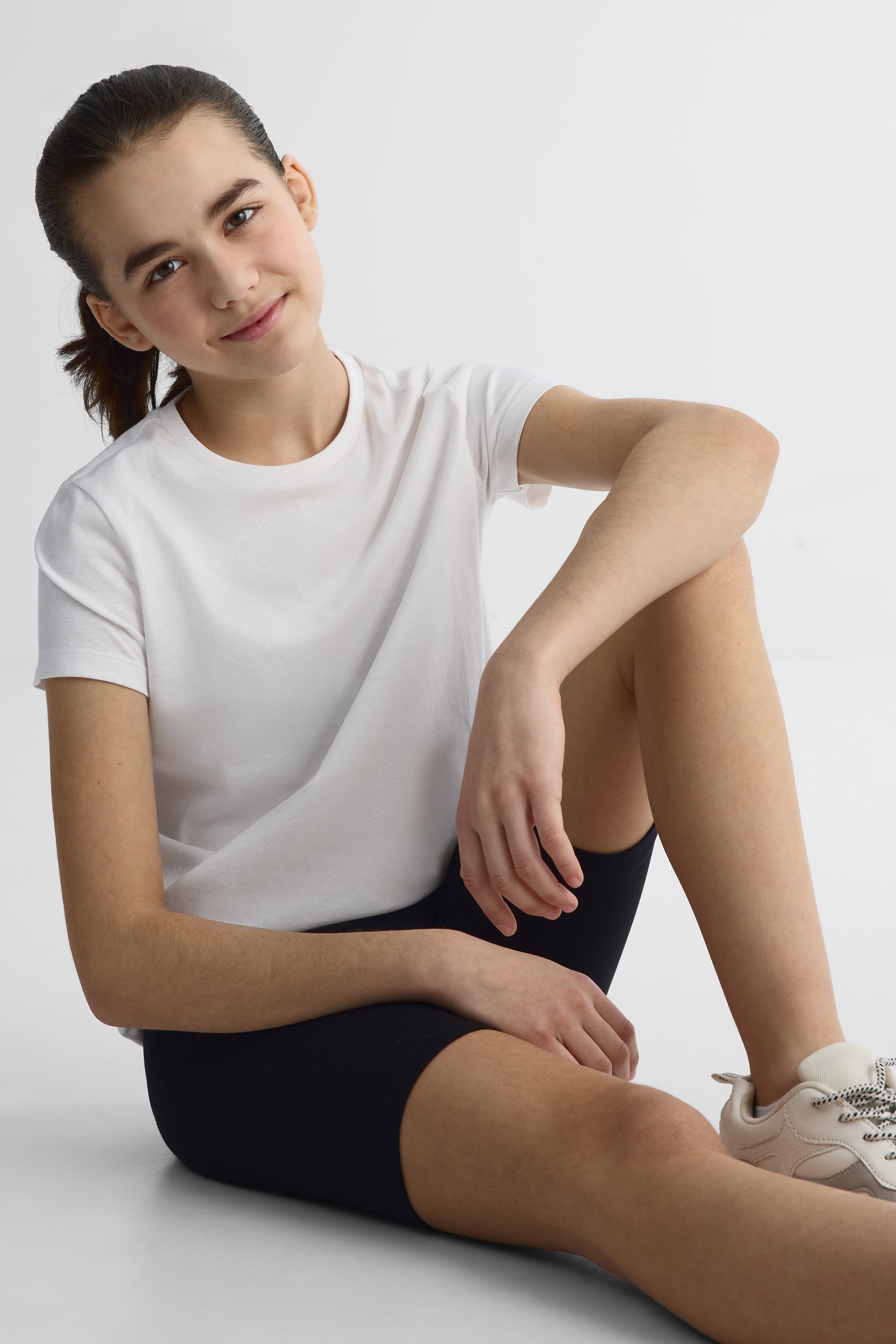 Legging-short en stretch - Ado fille && NOIR