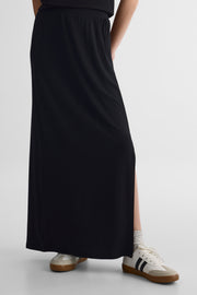 Jupe longue à motifs - Ado fille && NOIR