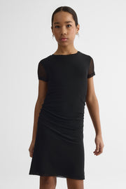 Robe ajustée en tulle - Ado fille && NOIR