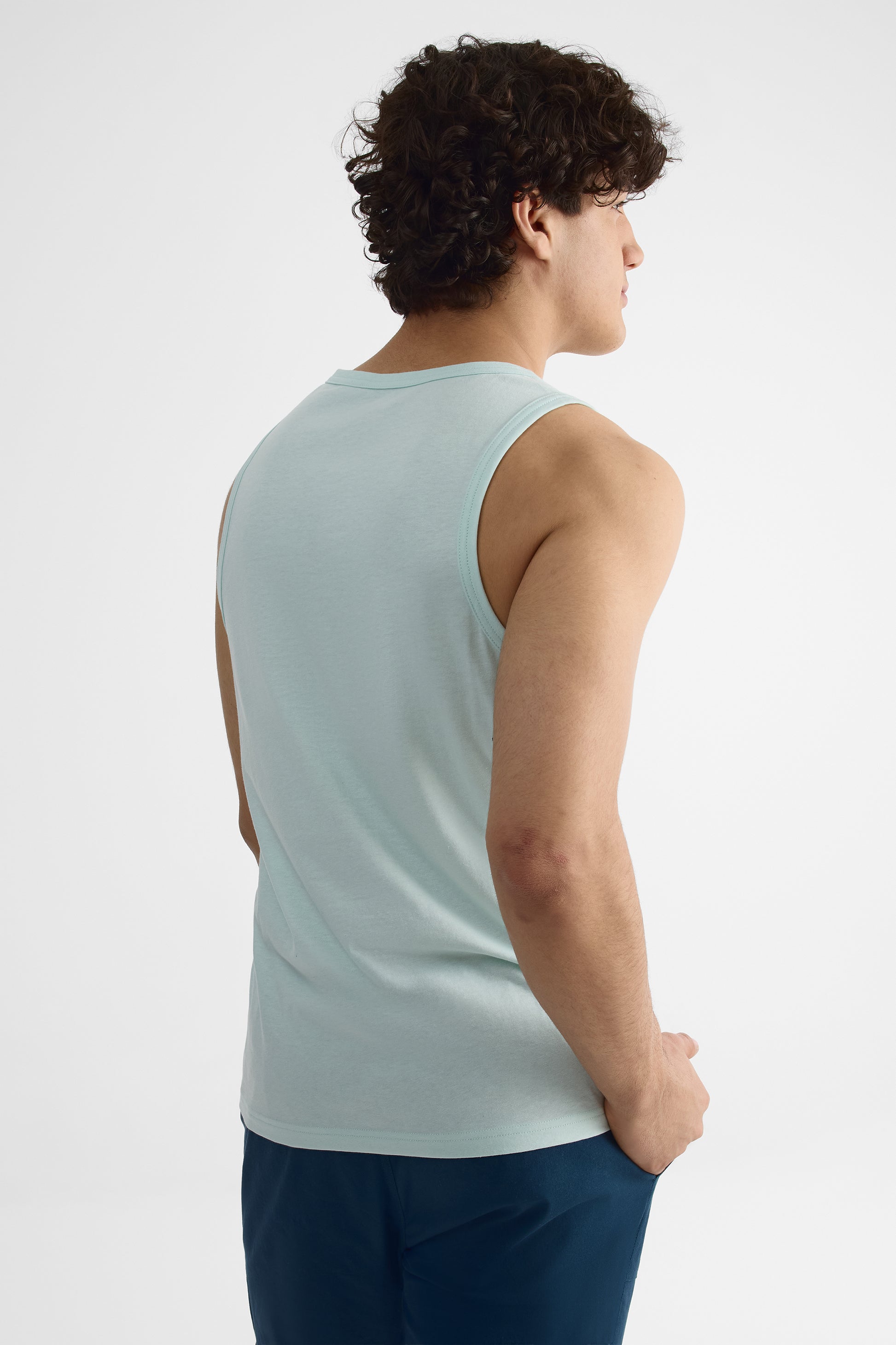 Camisole scoop neck imprimée - Homme && AQUA