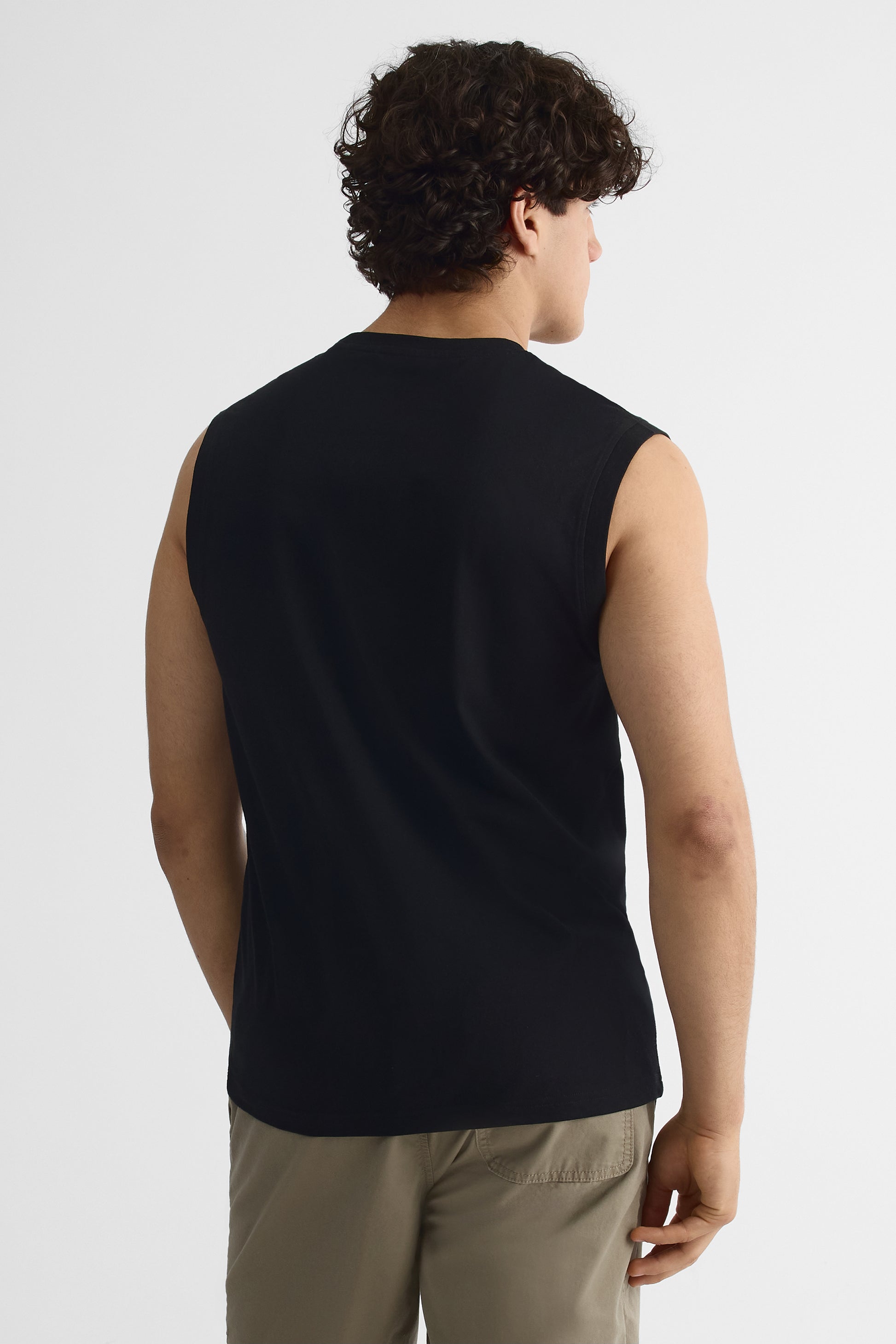 Camisole "muscle" à poche - Homme && NOIR
