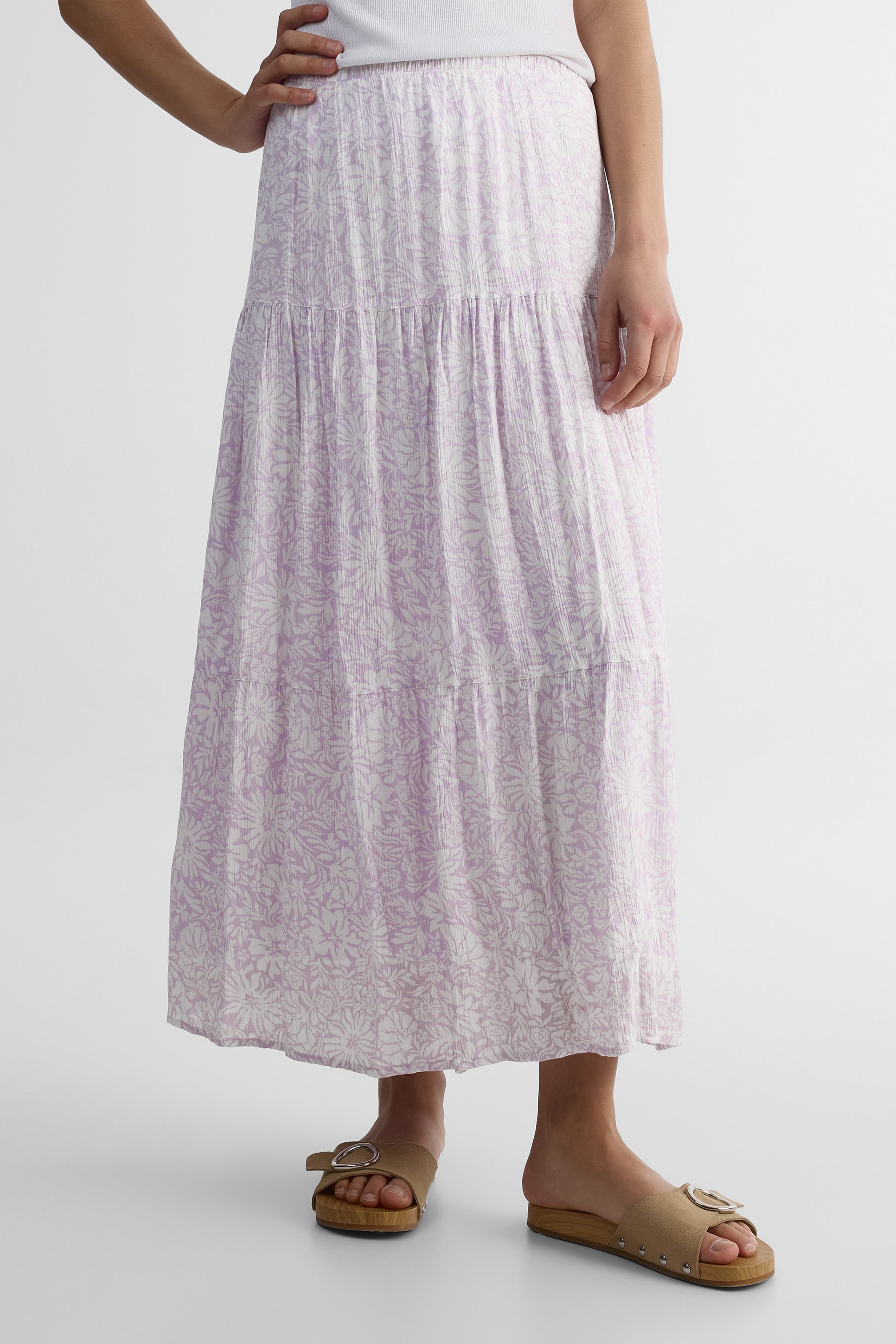 Femmes - Jupe && LILAS MULTI