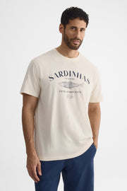 T-shirt à manches courtes - Homme && BEIGE