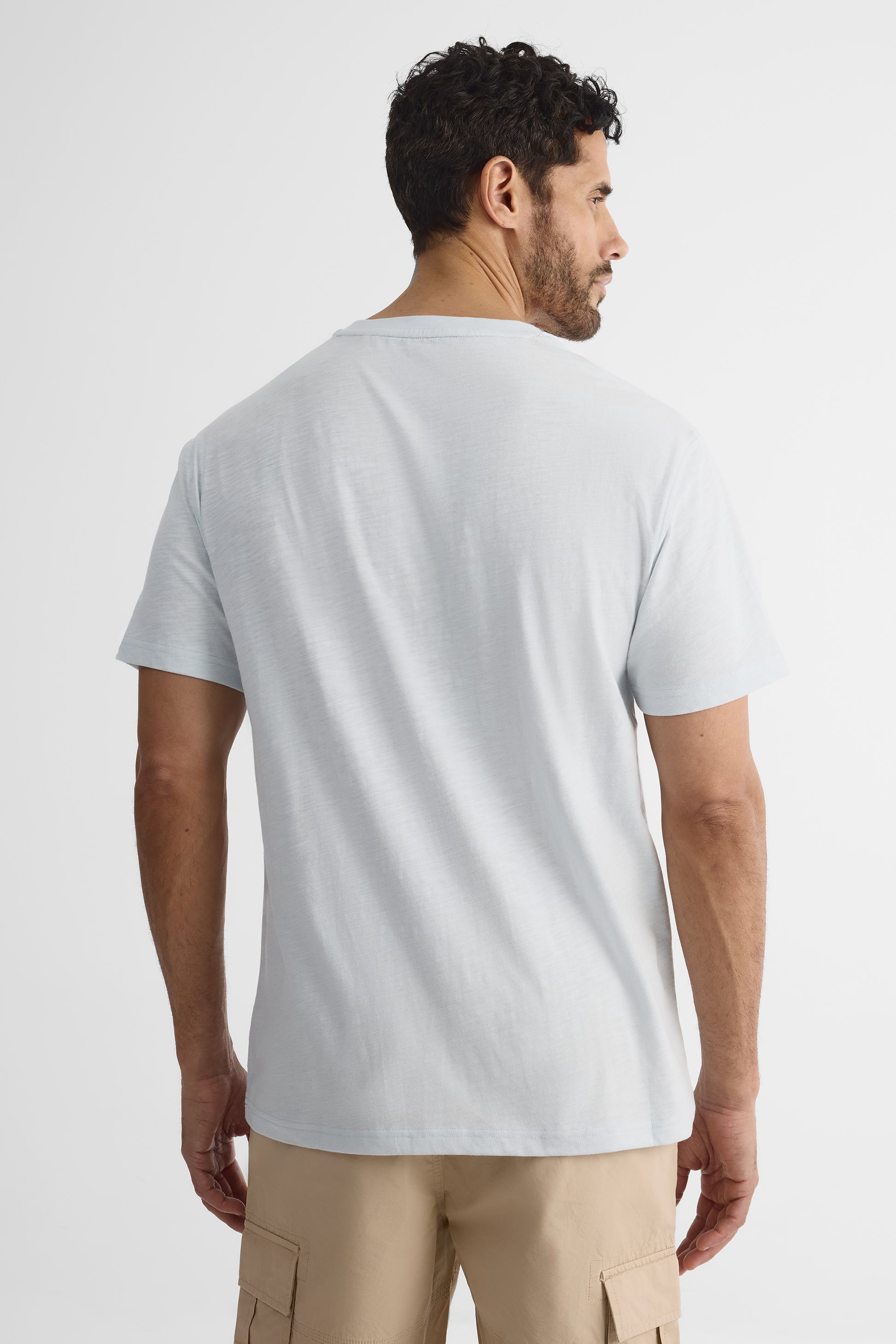 T-shirt à manches courtes - Homme && BLEU