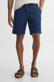 Short coupe droite en popeline - Homme && MARIN
