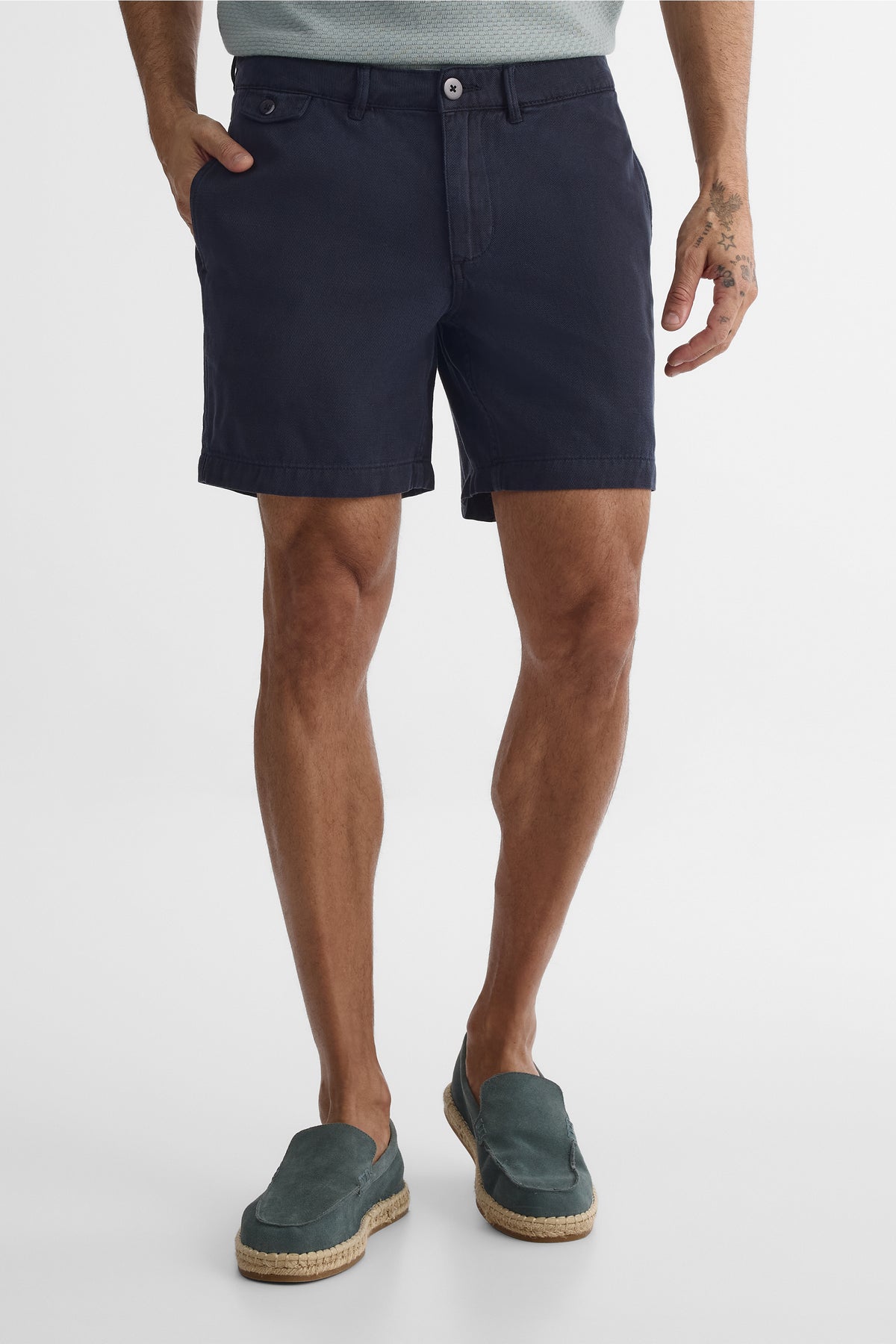 Short coupe régulière à poches - Homme && MARIN