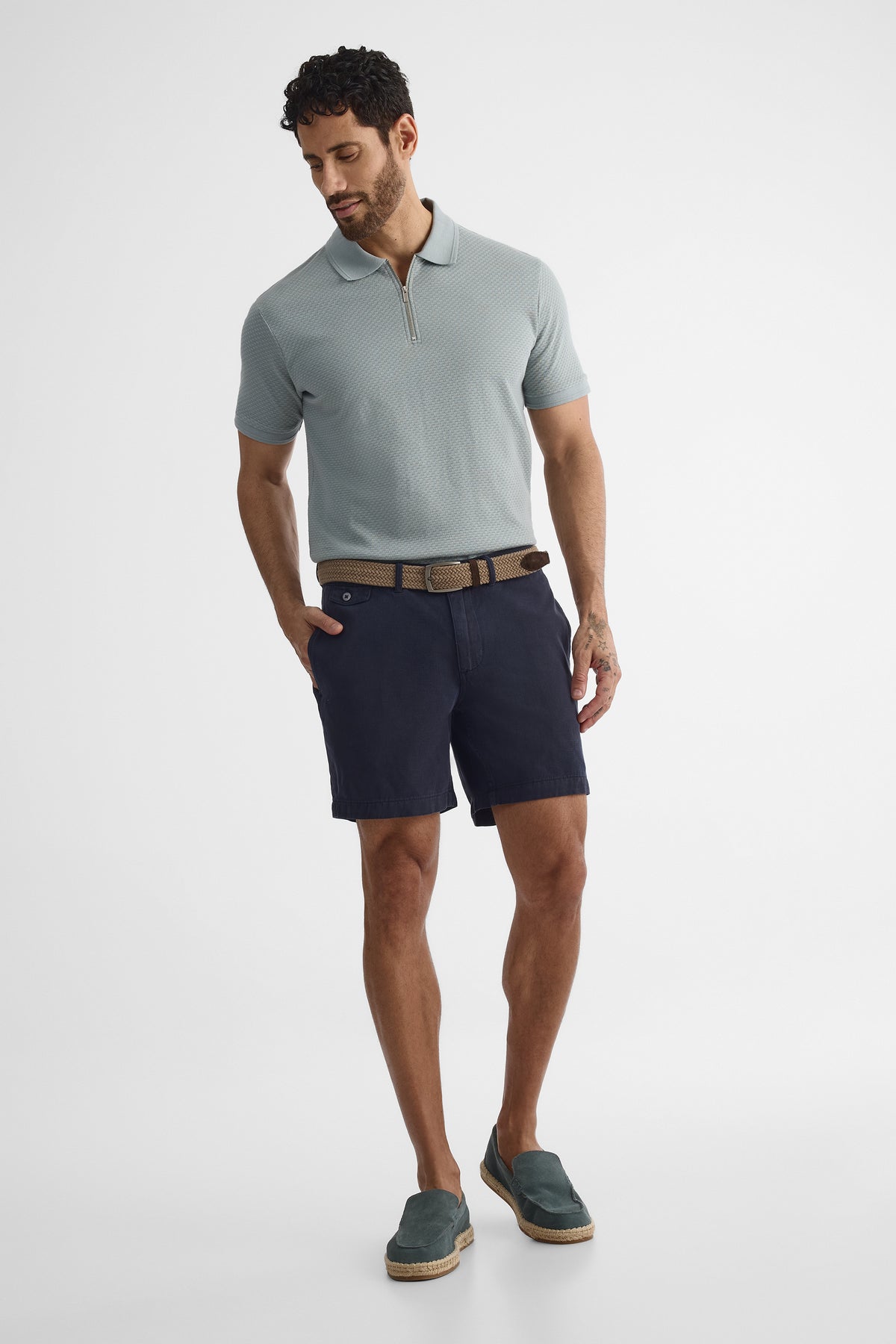 Short coupe régulière à poches - Homme && MARIN
