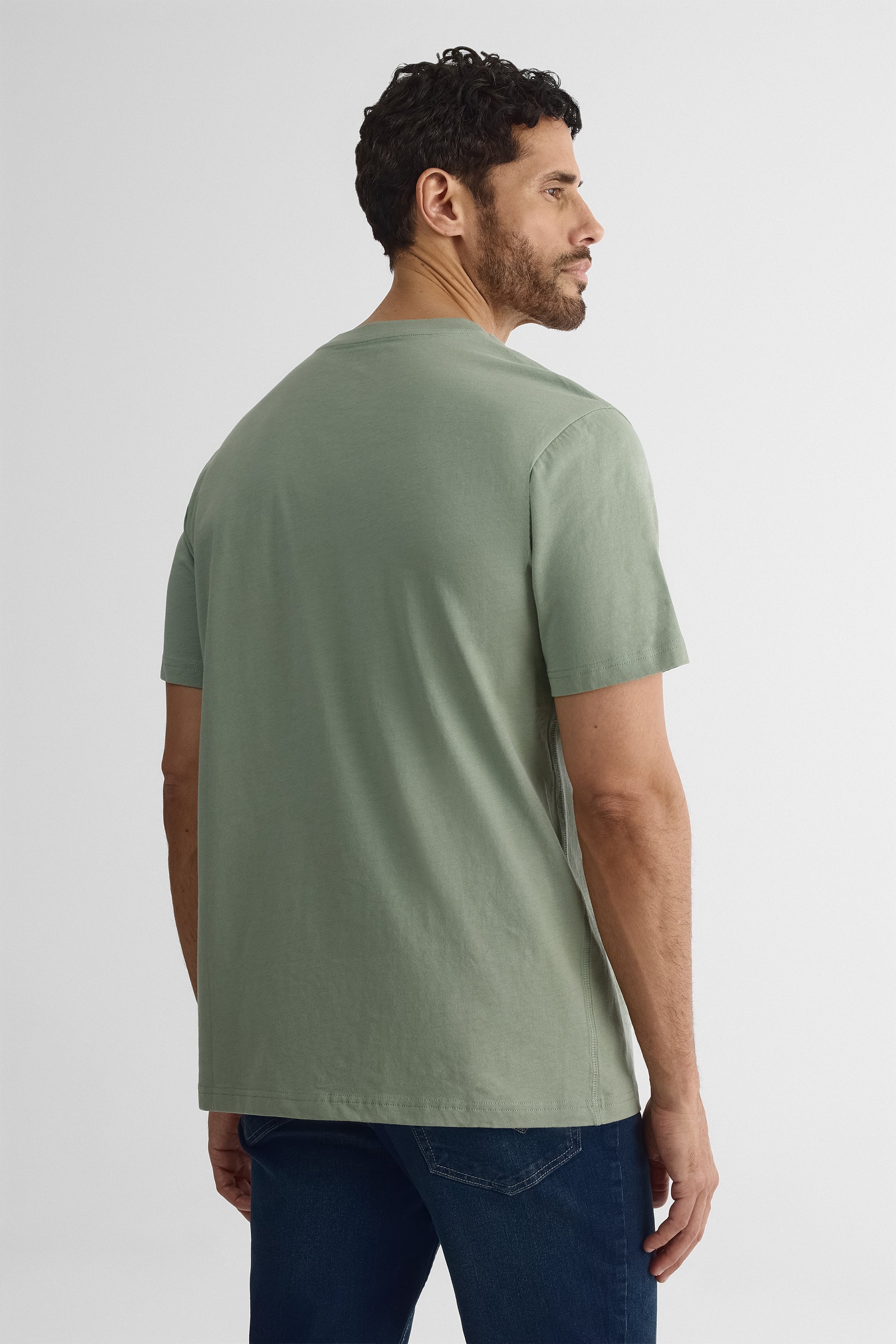T-shirt à manches courtes - Homme && VERT