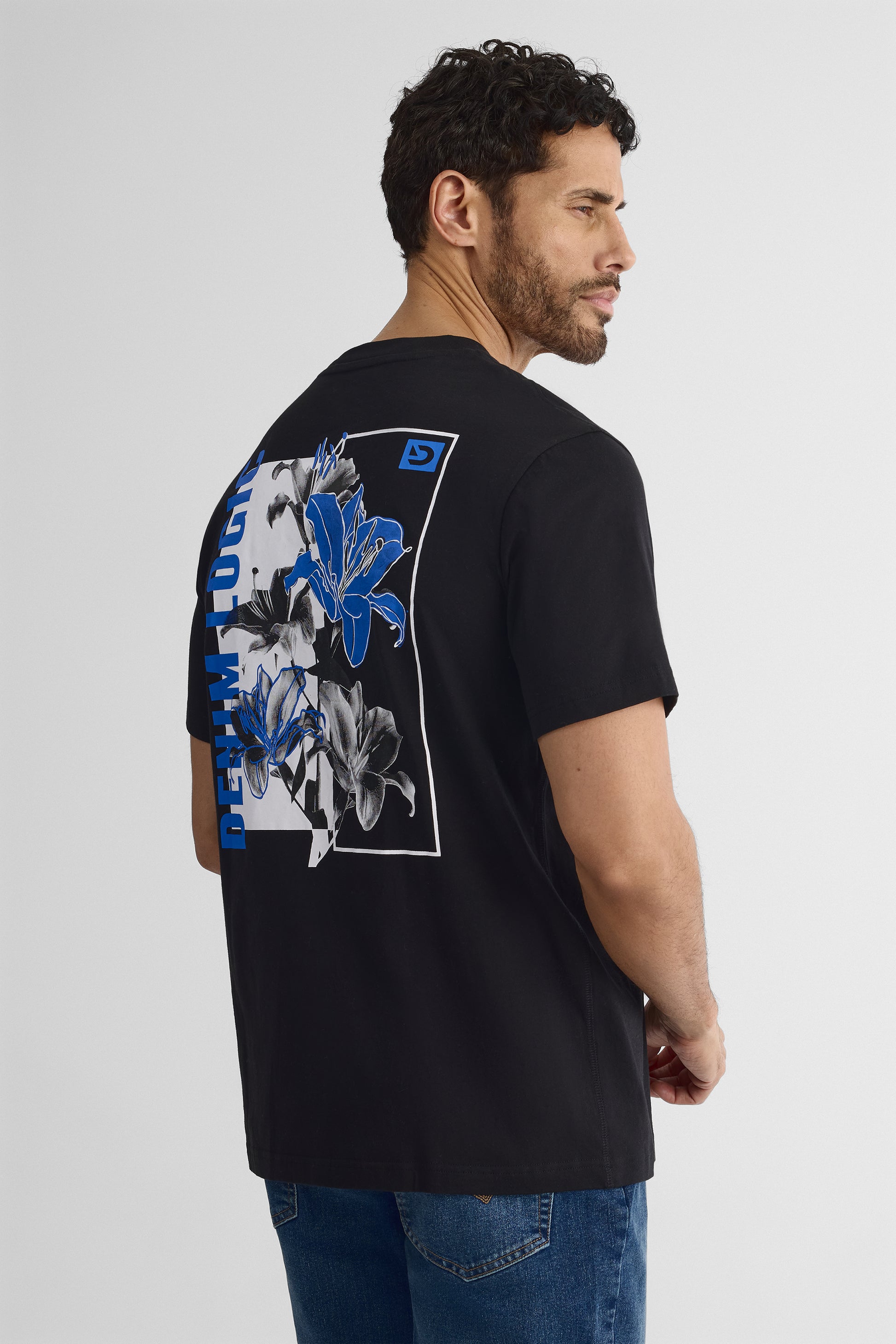 T-shirt à manches courtes - Homme && NOIR