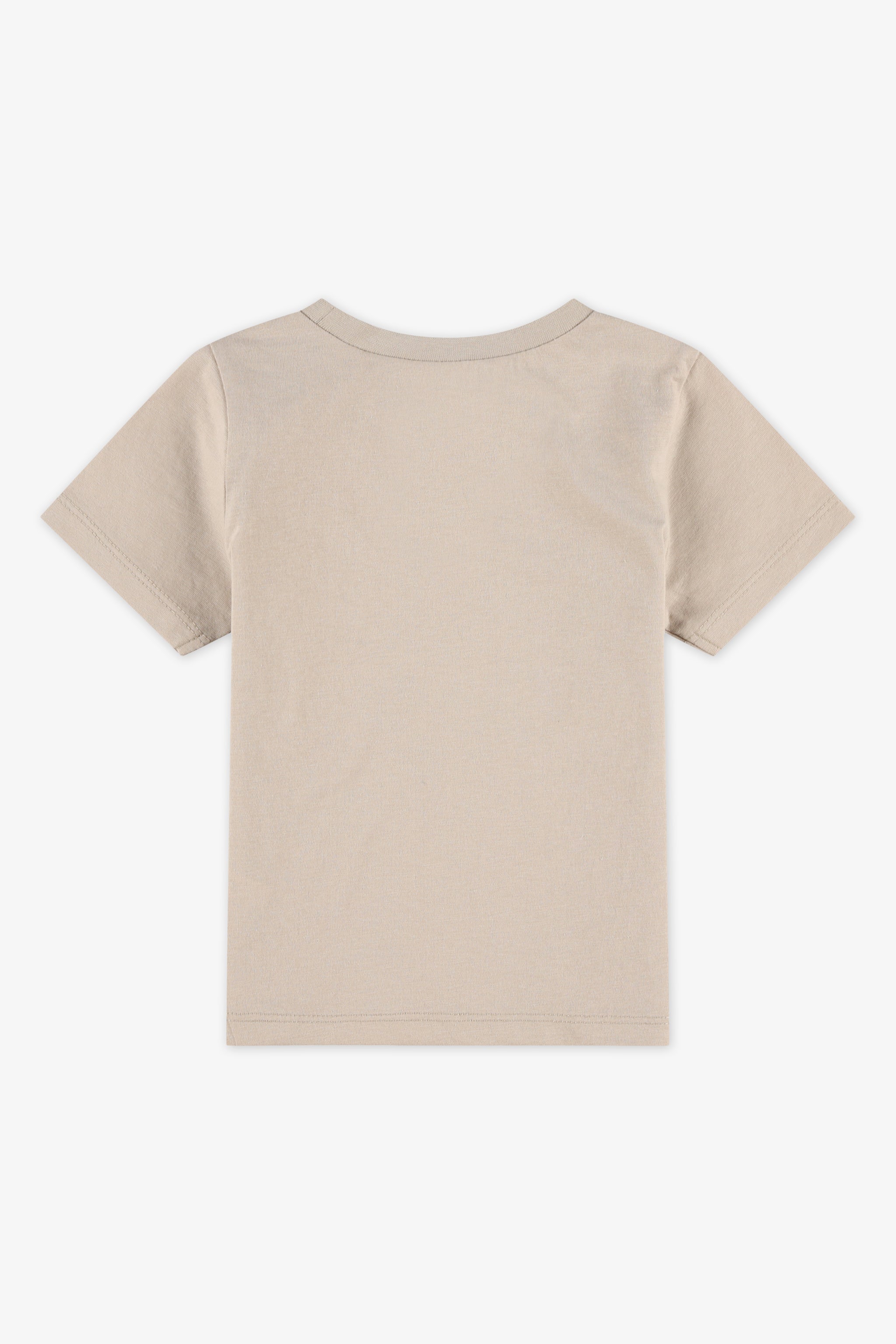 Chandail uni en jersey - Bébé garçon && BEIGE